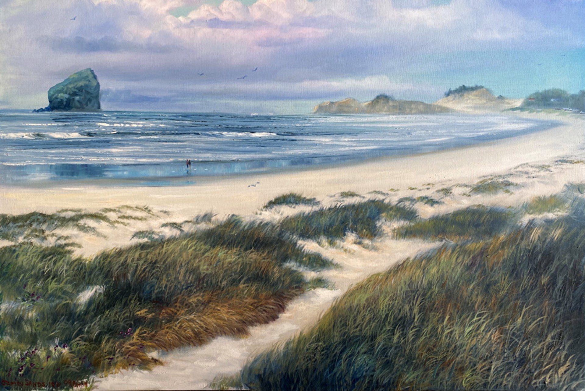 Pacific City Beach, Oregon by Stephen Sands
