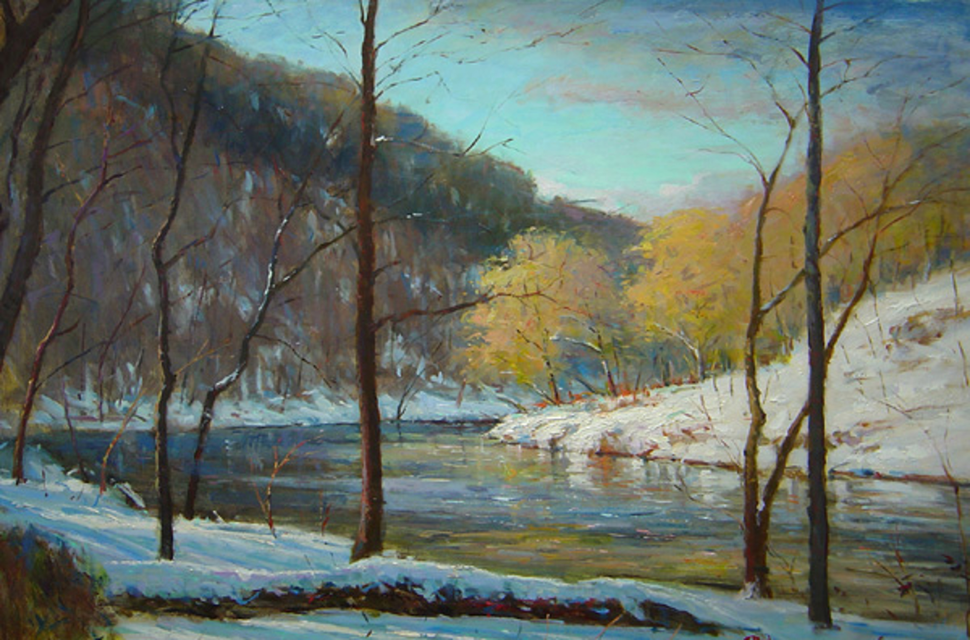 January on the Creek by Jim Rodgers