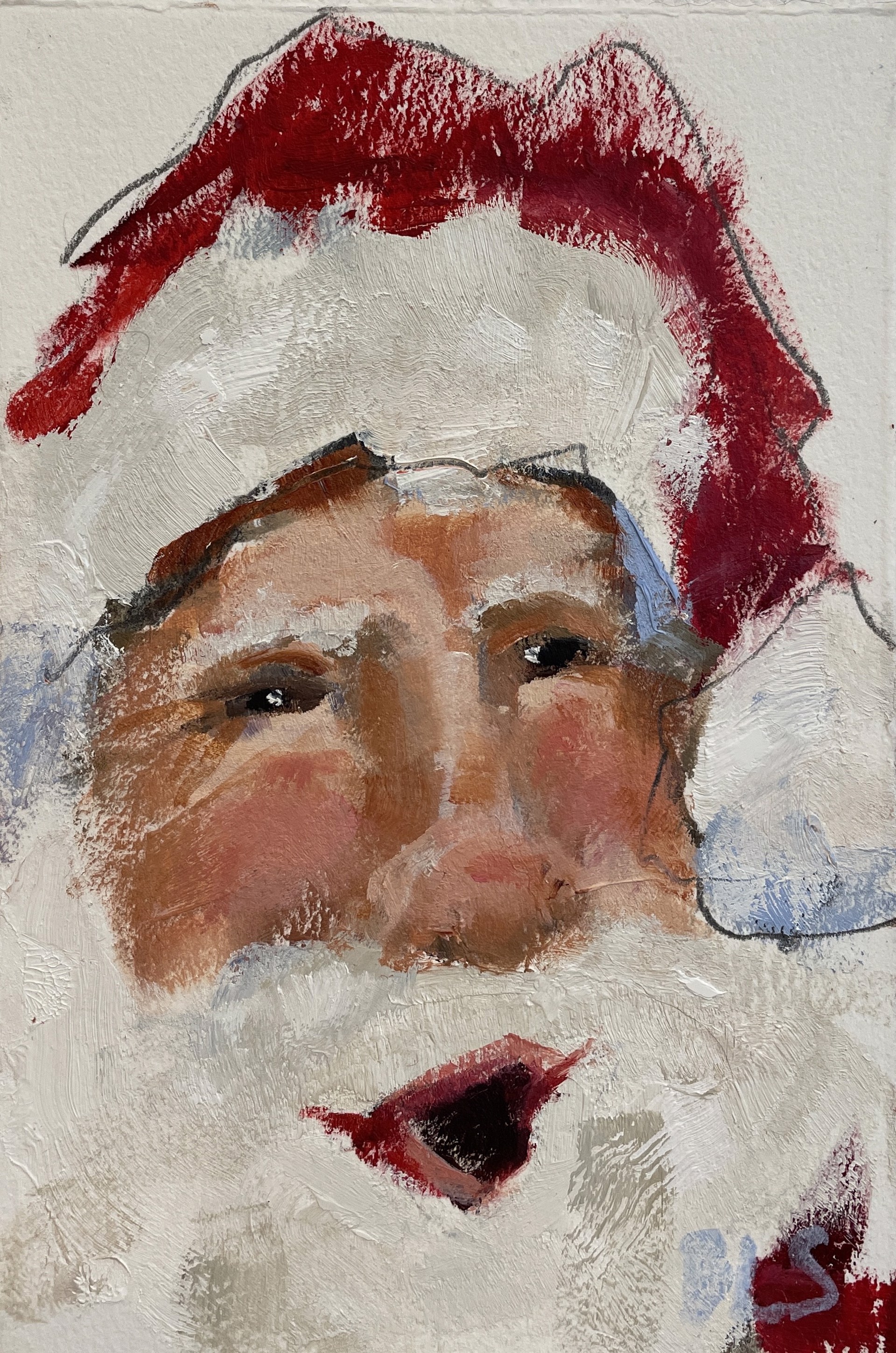 Santa I by Brenda Sulmonetti