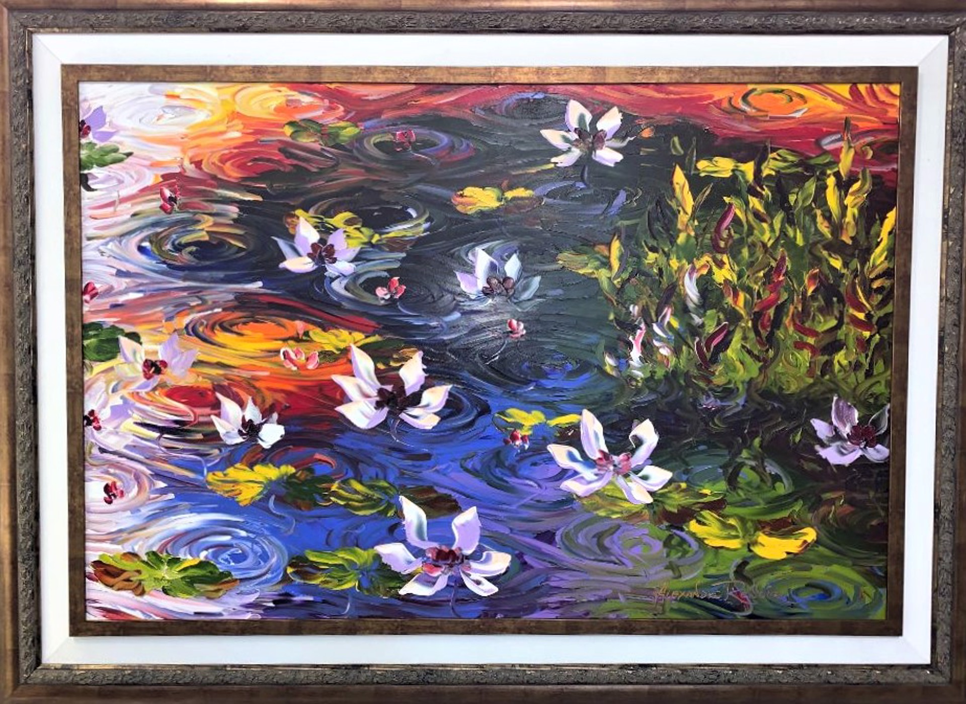 Water Lillies by Alexandre Renoir