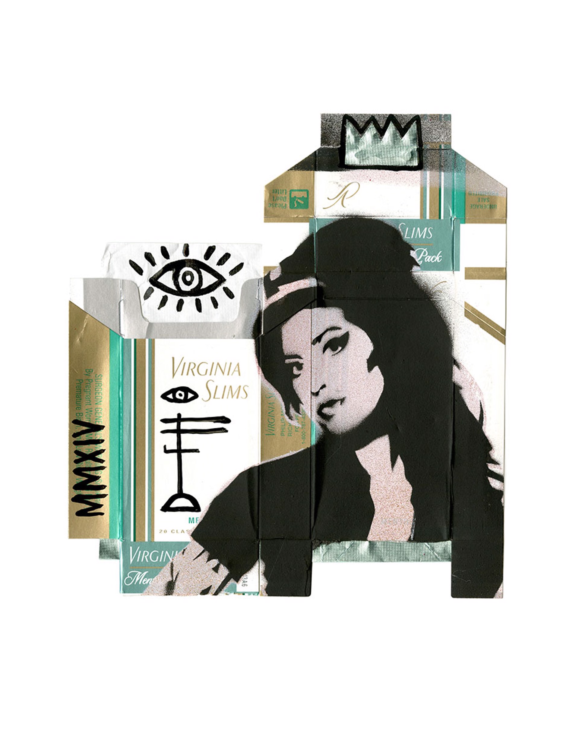 Amy Winehouse & Virginia Slims by David Hollier