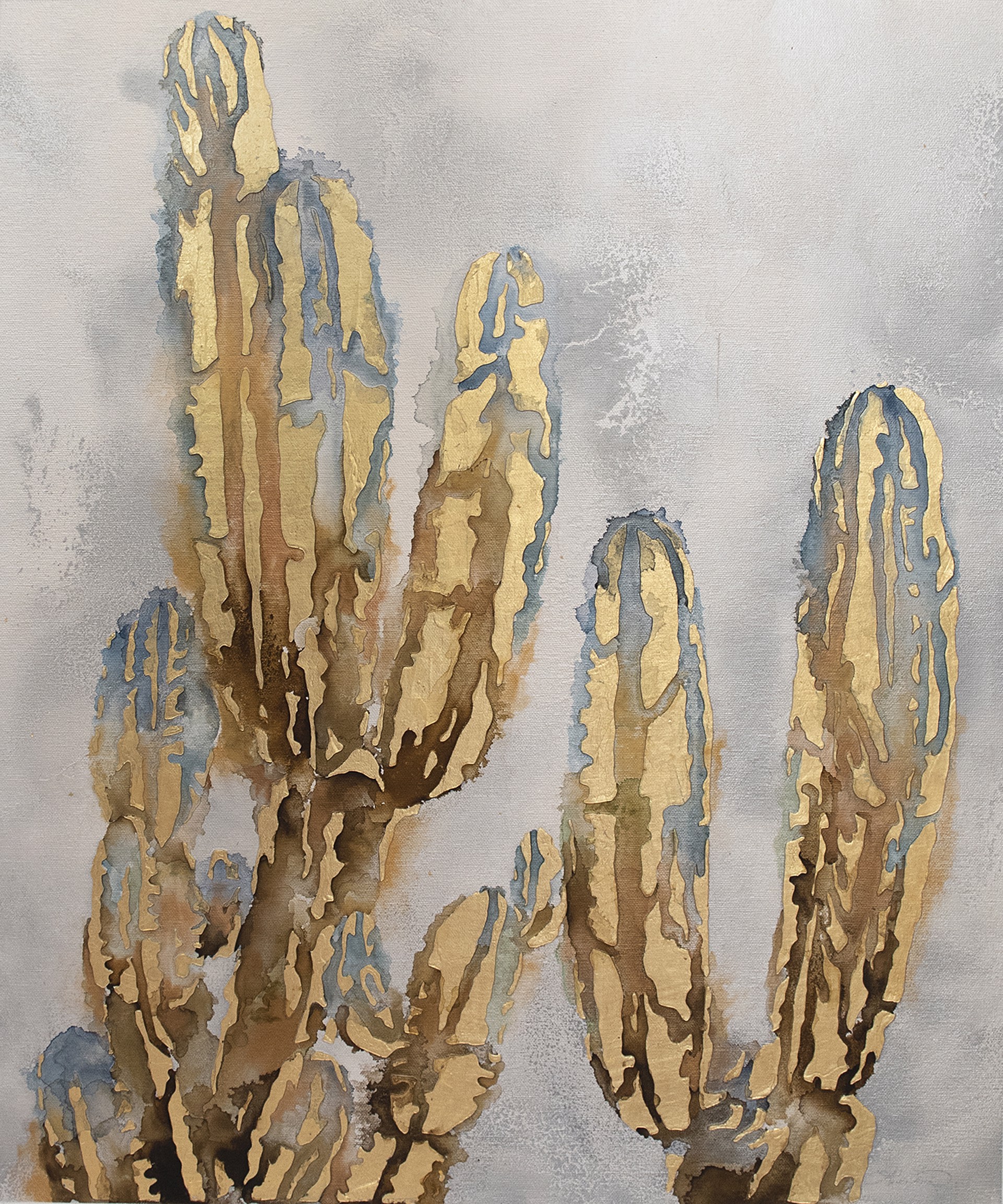 Azure Cacti II by Leah Rei