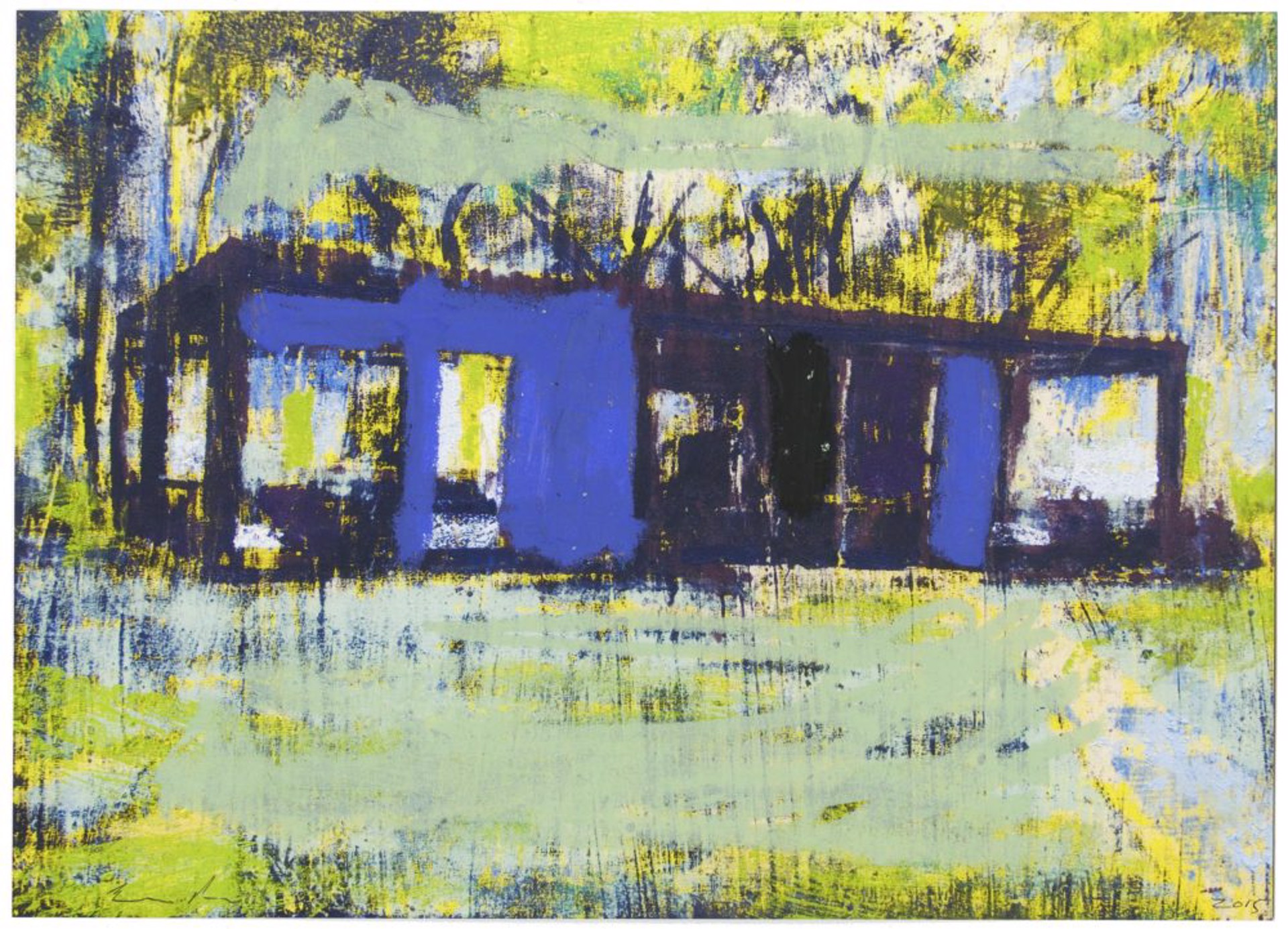 Glass House II (Yellow) by Enoc Perez