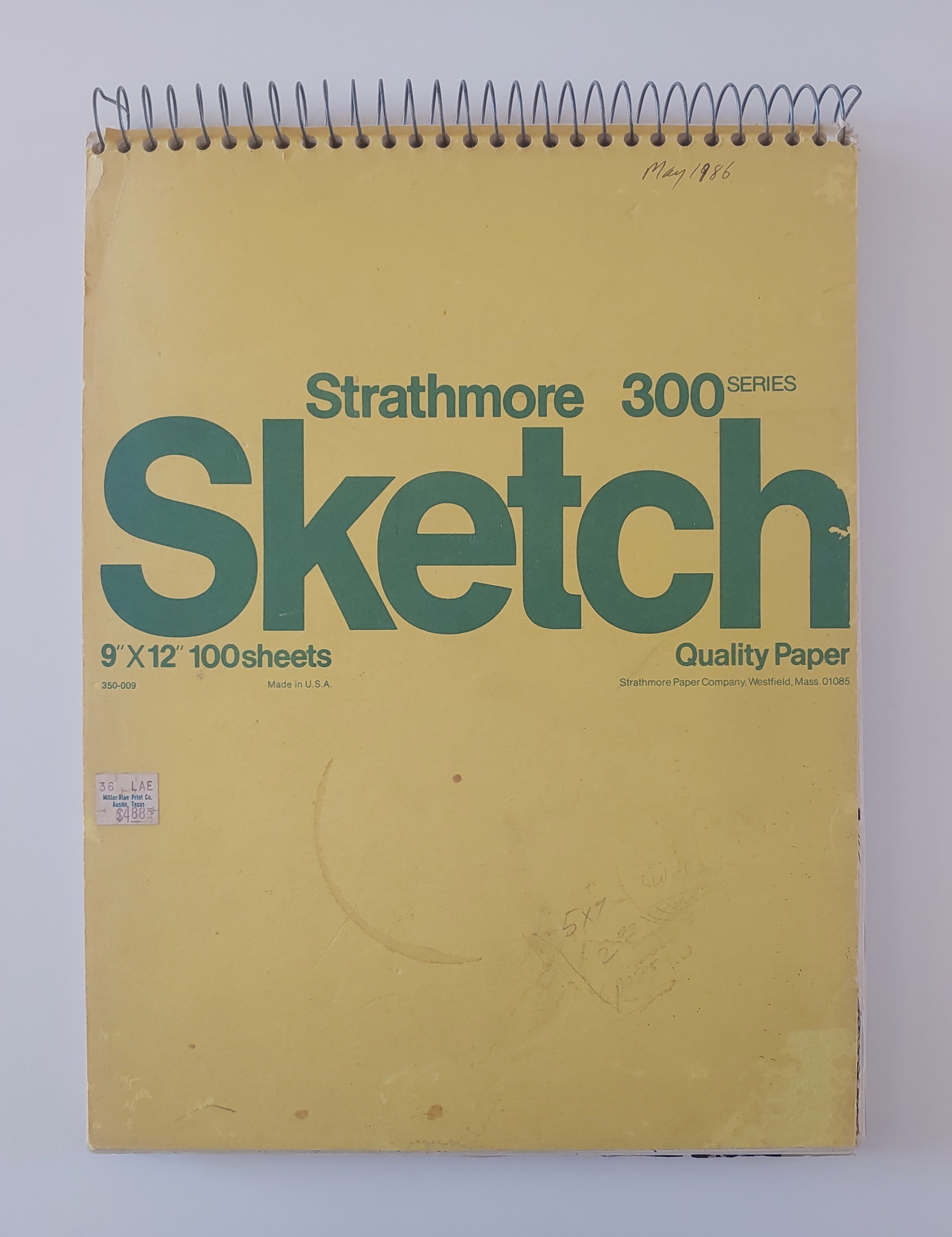 May 1986 Sketchbook by David Amdur