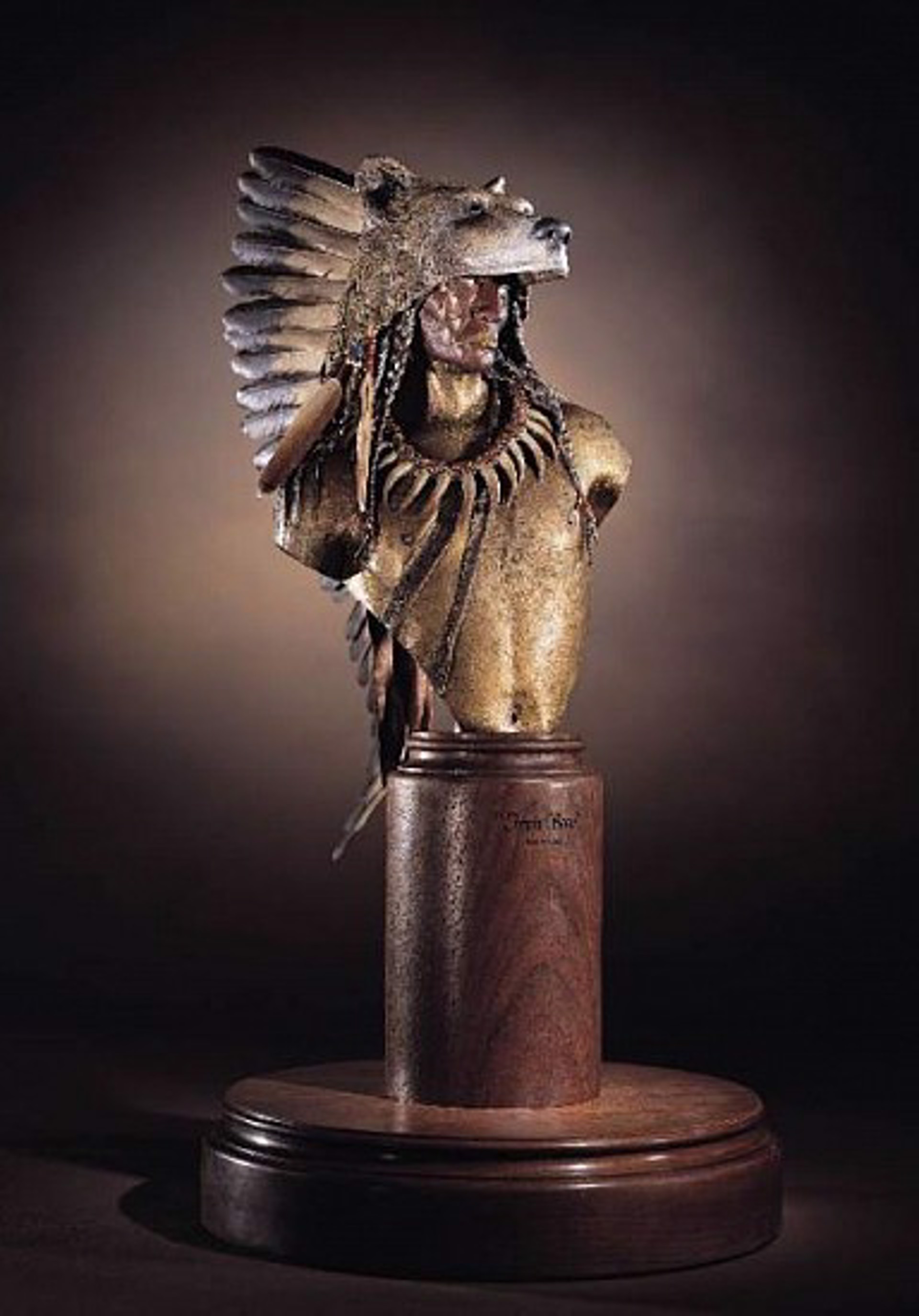 Iron Bear (bust) by Dave McGary (sculptor) (1958-2013)