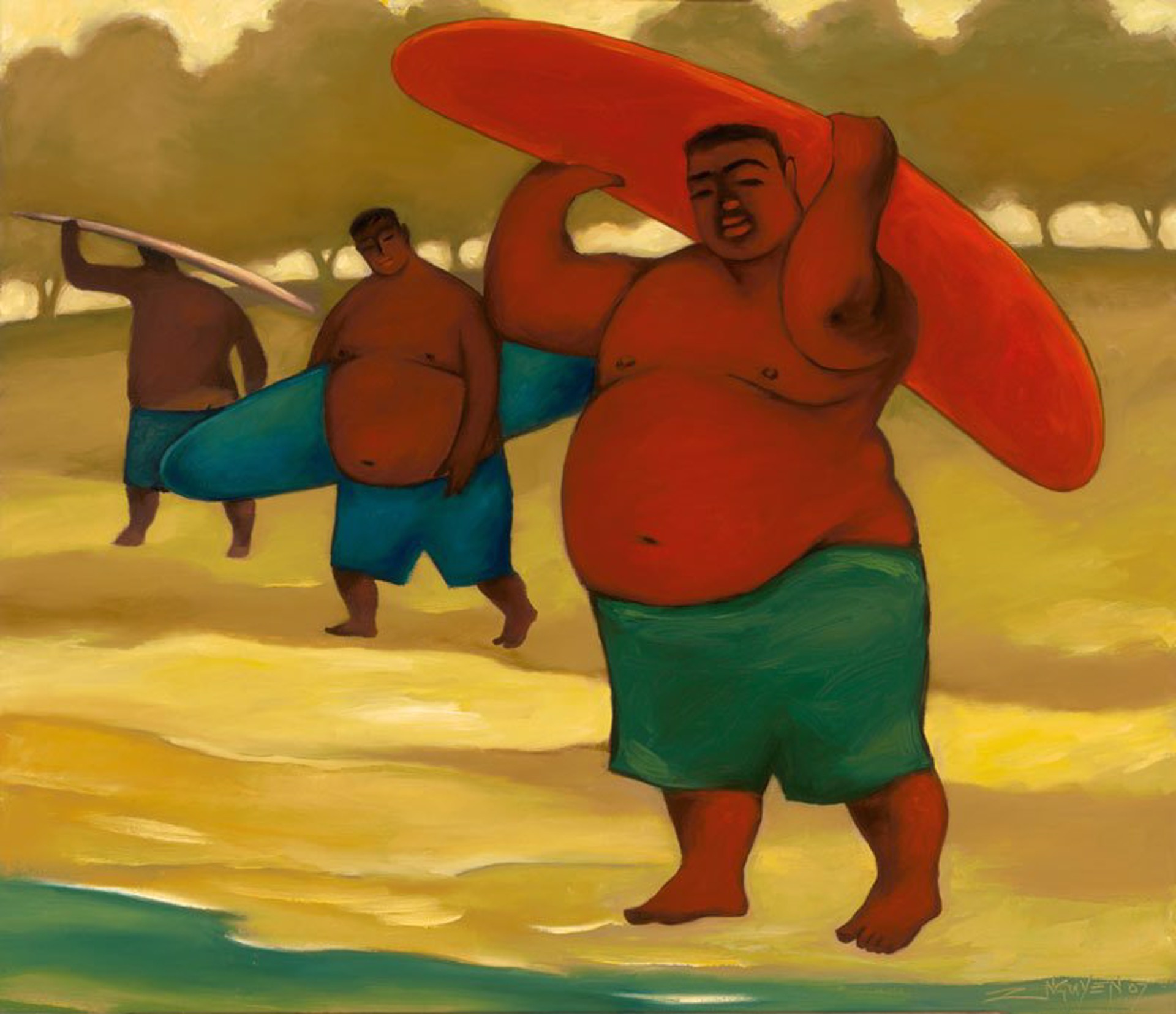 Three Surfahs  by Tim Nguyen