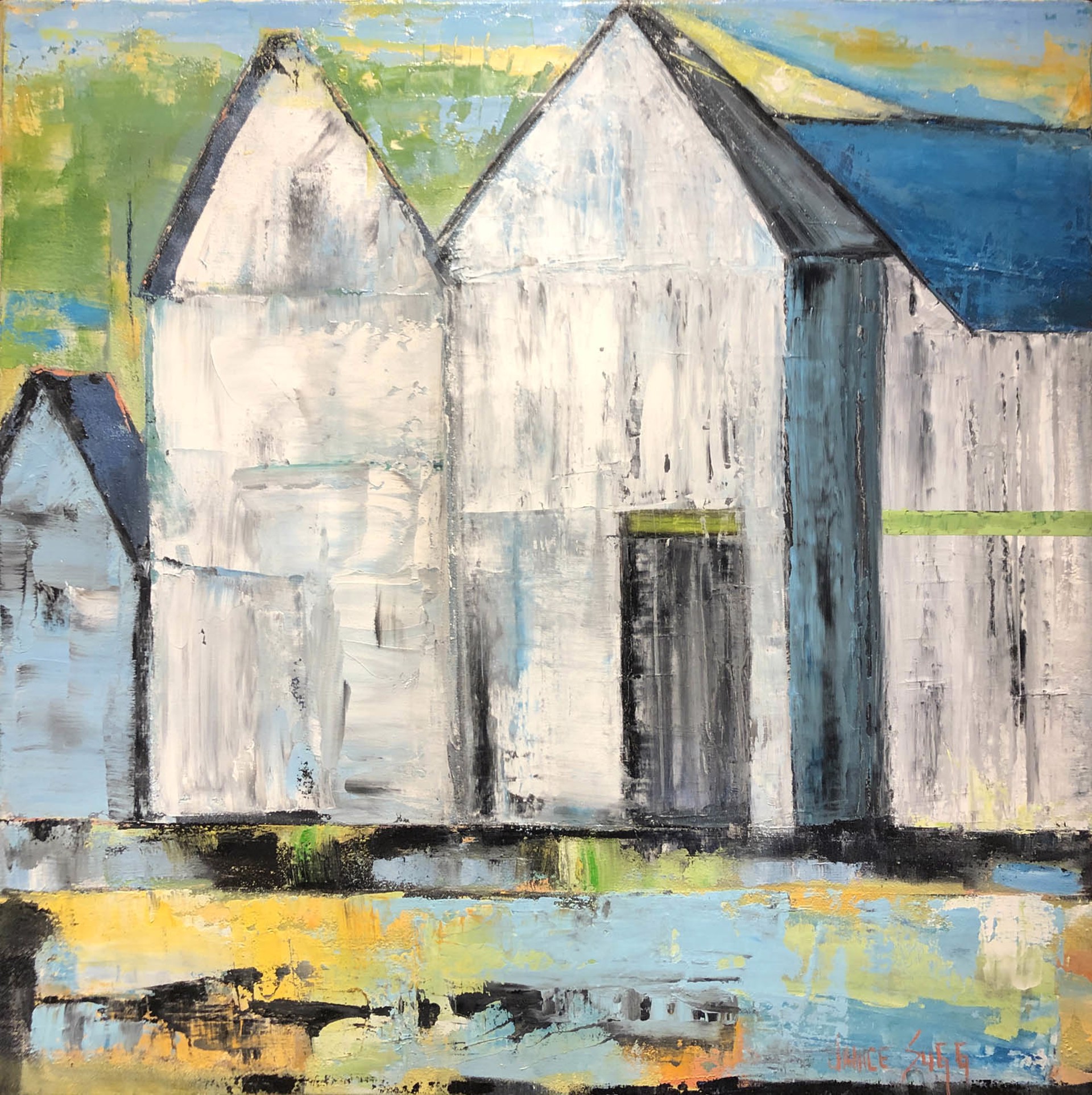 French Barn II by Janice SUGG