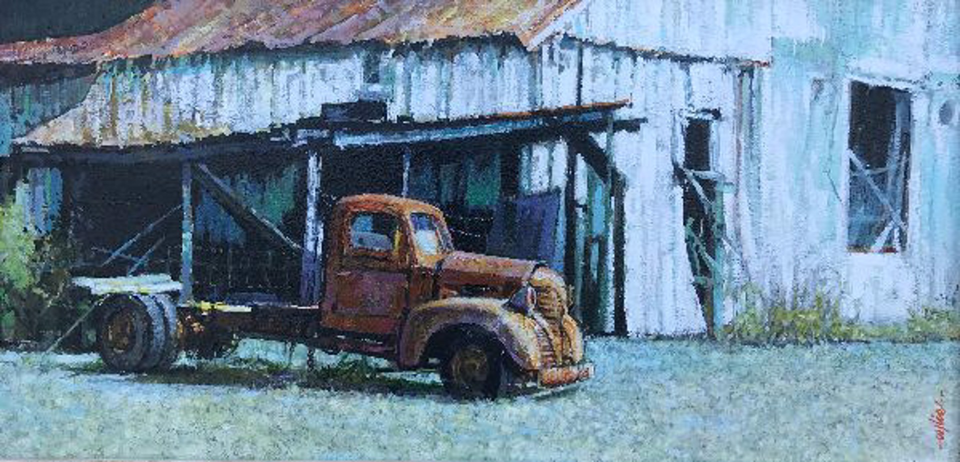 Parked By The Barn by ALAN WYLIE