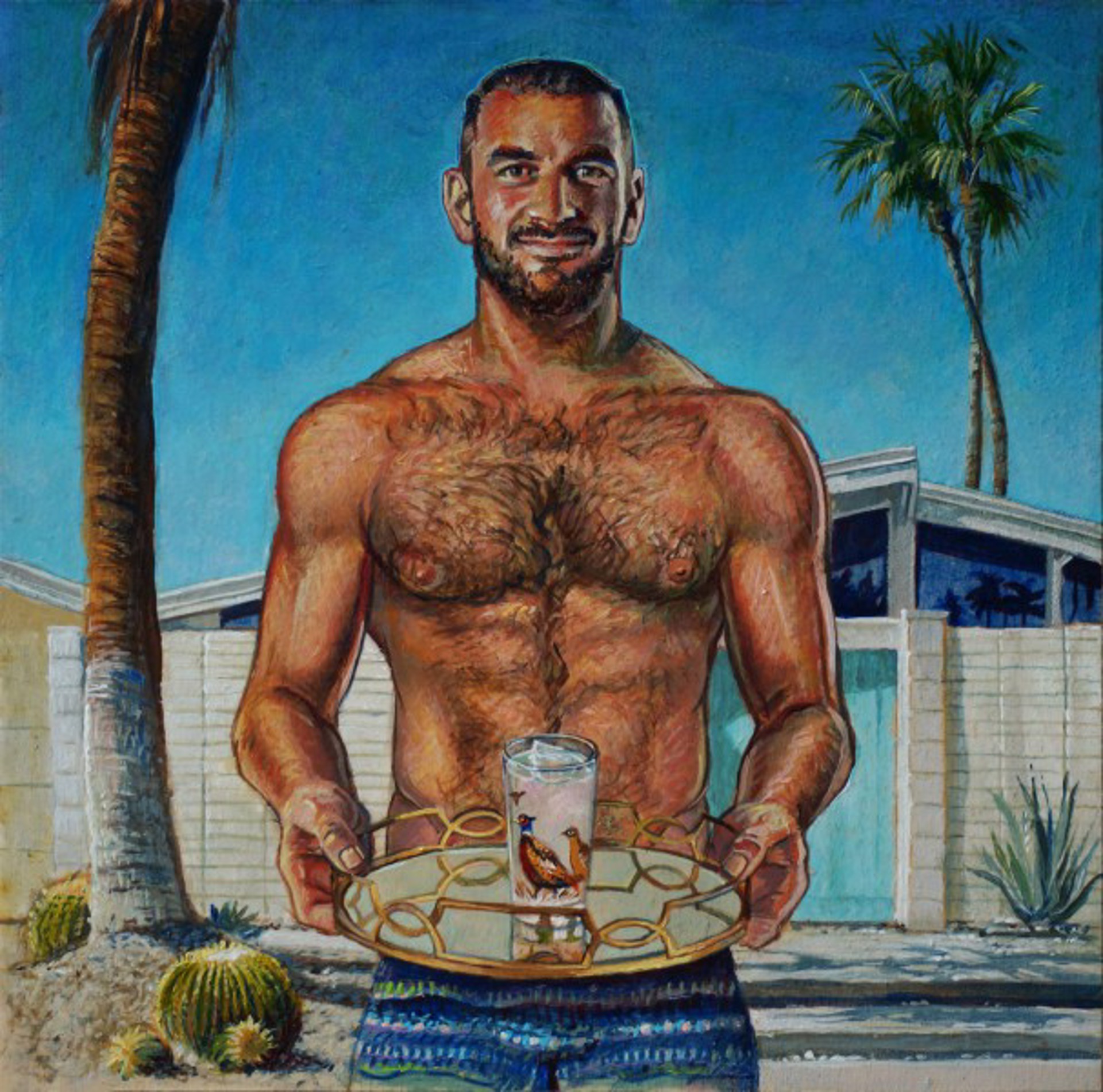 Classic Cocktails, Palm Springs, Lavender Mule by Kurt Walters