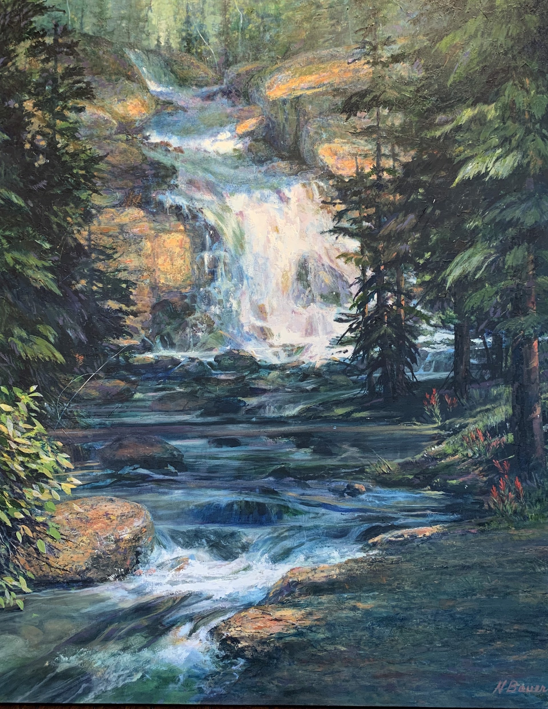 Hidden Falls by Nancy Bauer