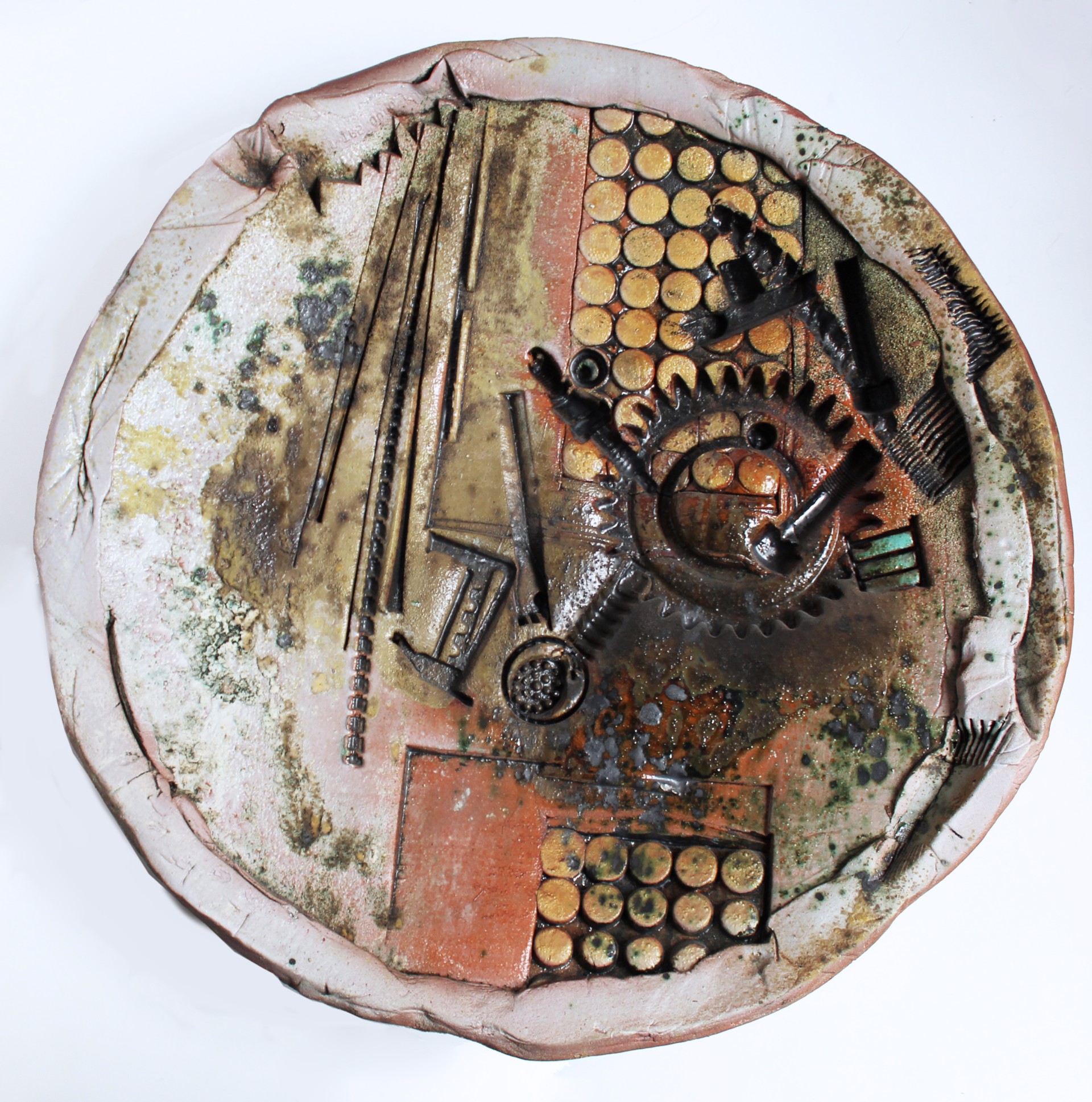 Round Revealed Plate #2 by Sandy Blain