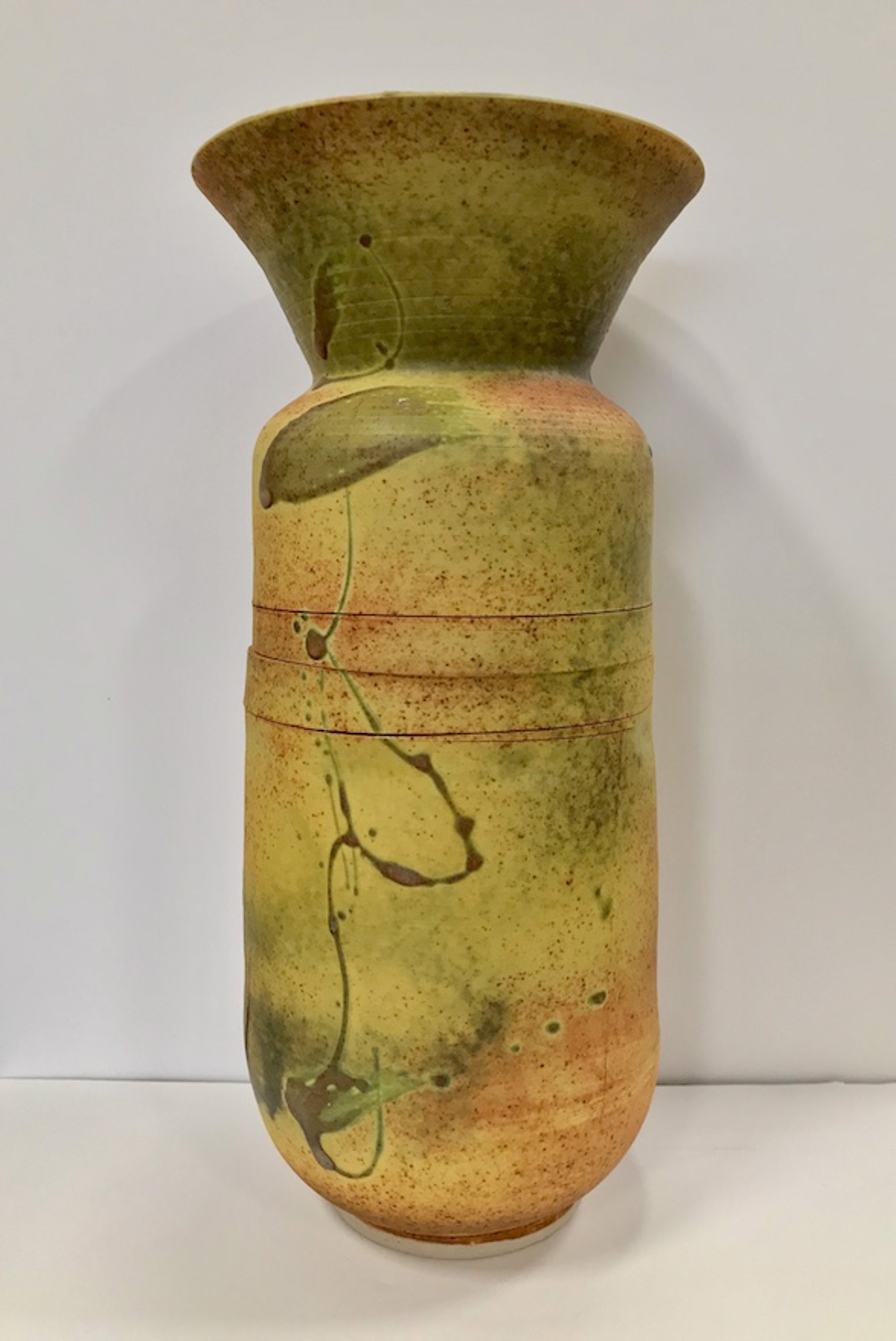 Tall Ochre Vase by Kayo O'Young