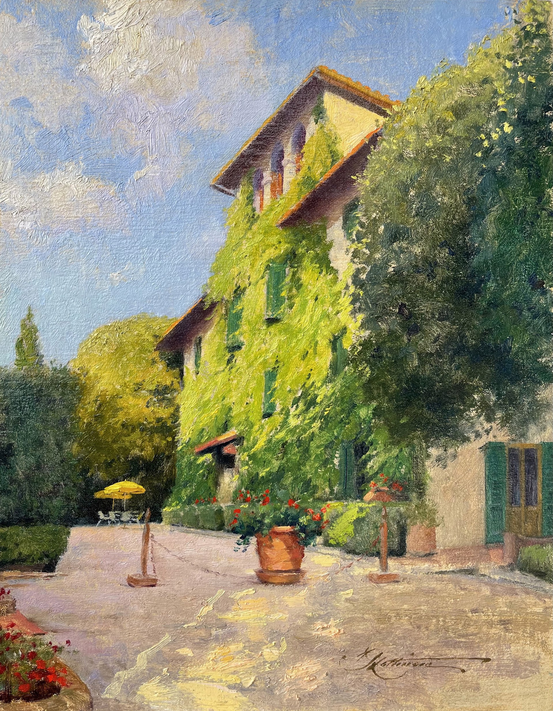 Villa in Chianti by Andrew Lattimore