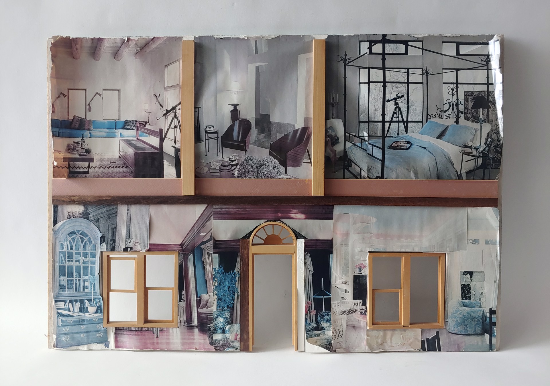 Dollhouse - Photograph and 3 of 4 sides of original Dollhouse by David Amdur