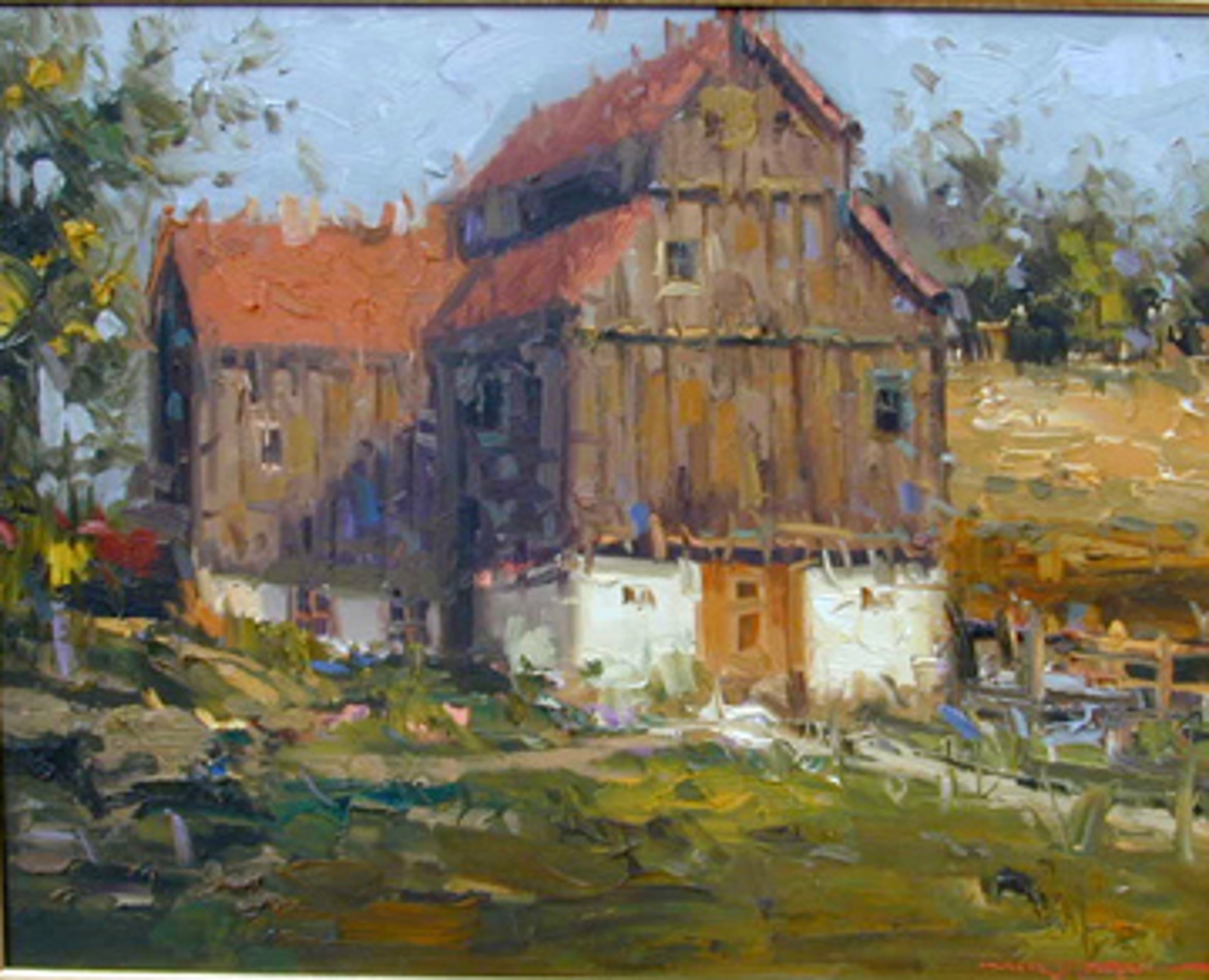 The Old Barn by Mostafa Keyhani
