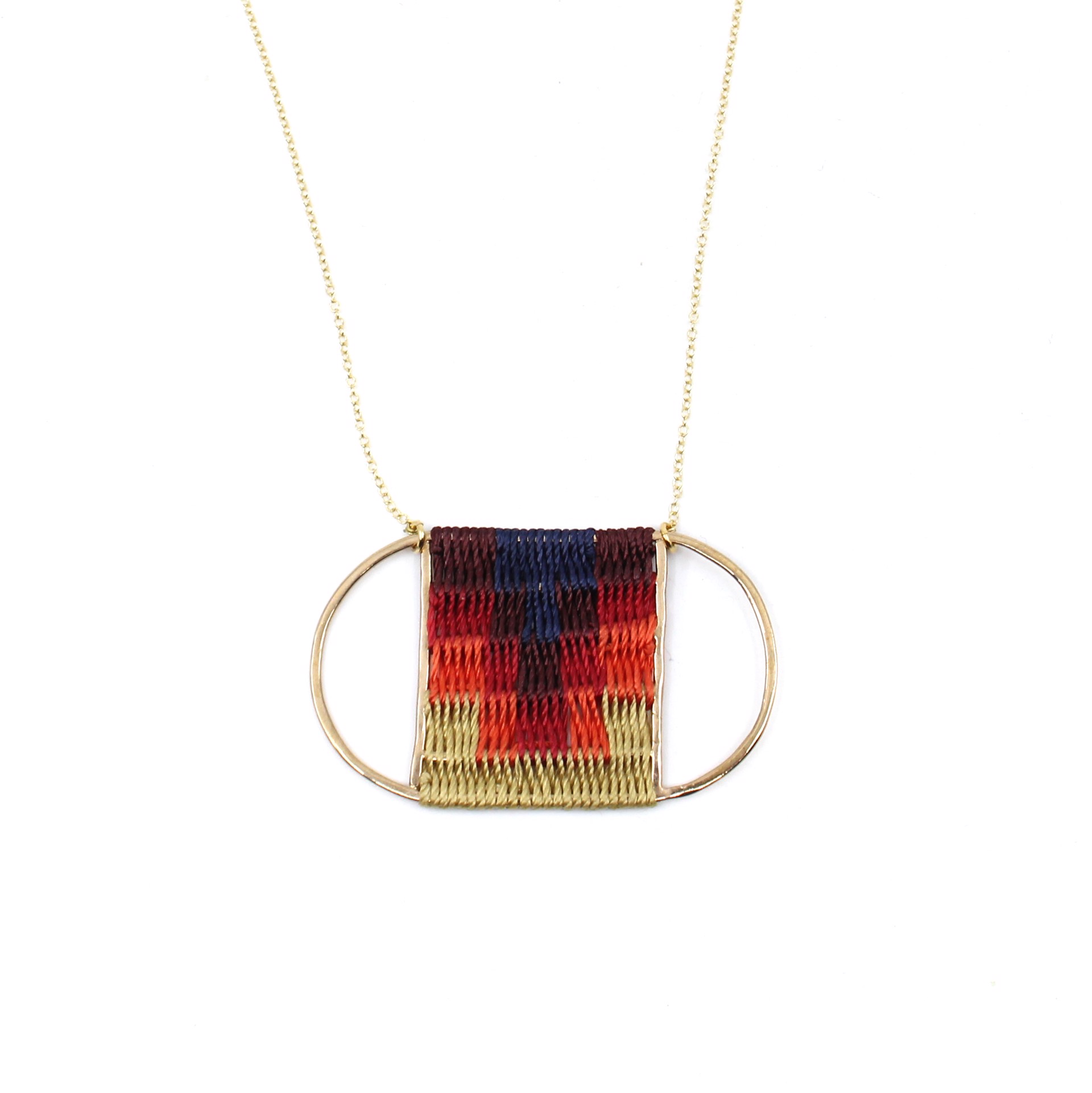 Flag Necklace by Flag Mountain Jewelry