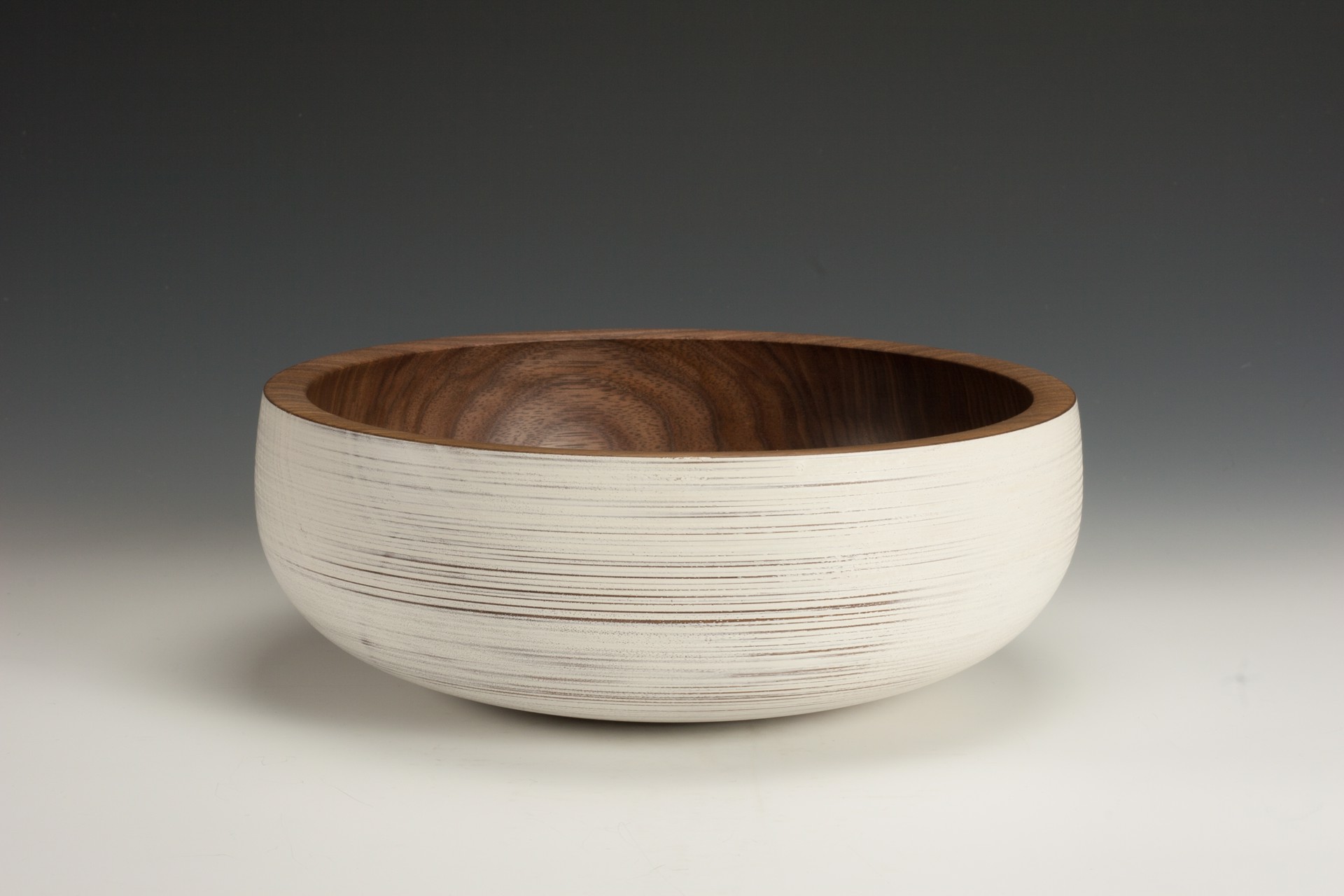 Walnut Bowl  White - 21020 by Mark Gardner