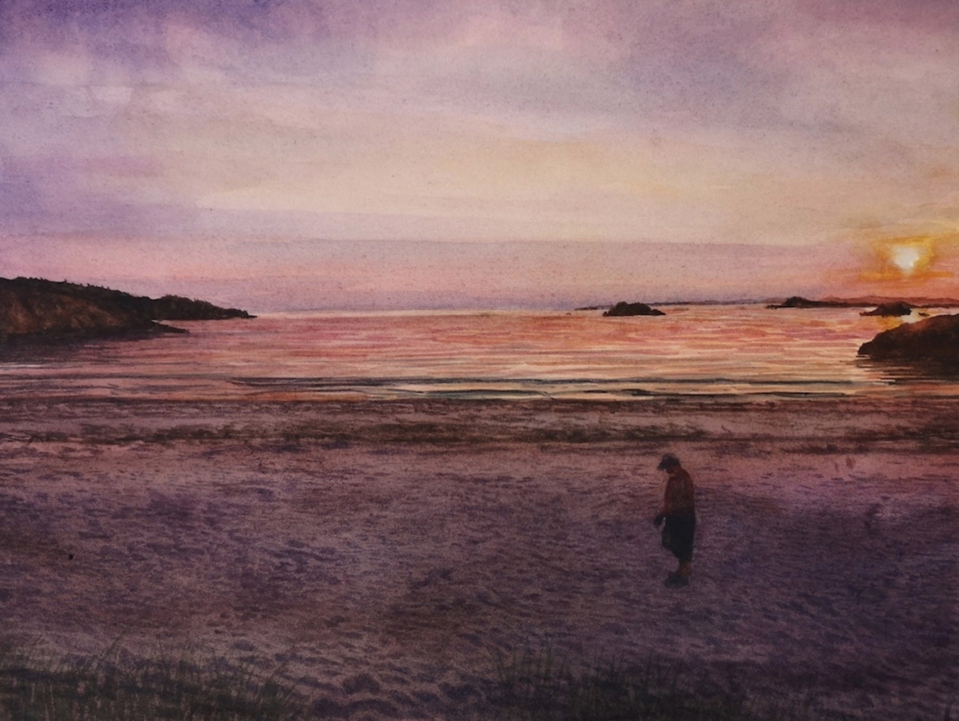 Sunset on Western Beach by Jamie Bradbury