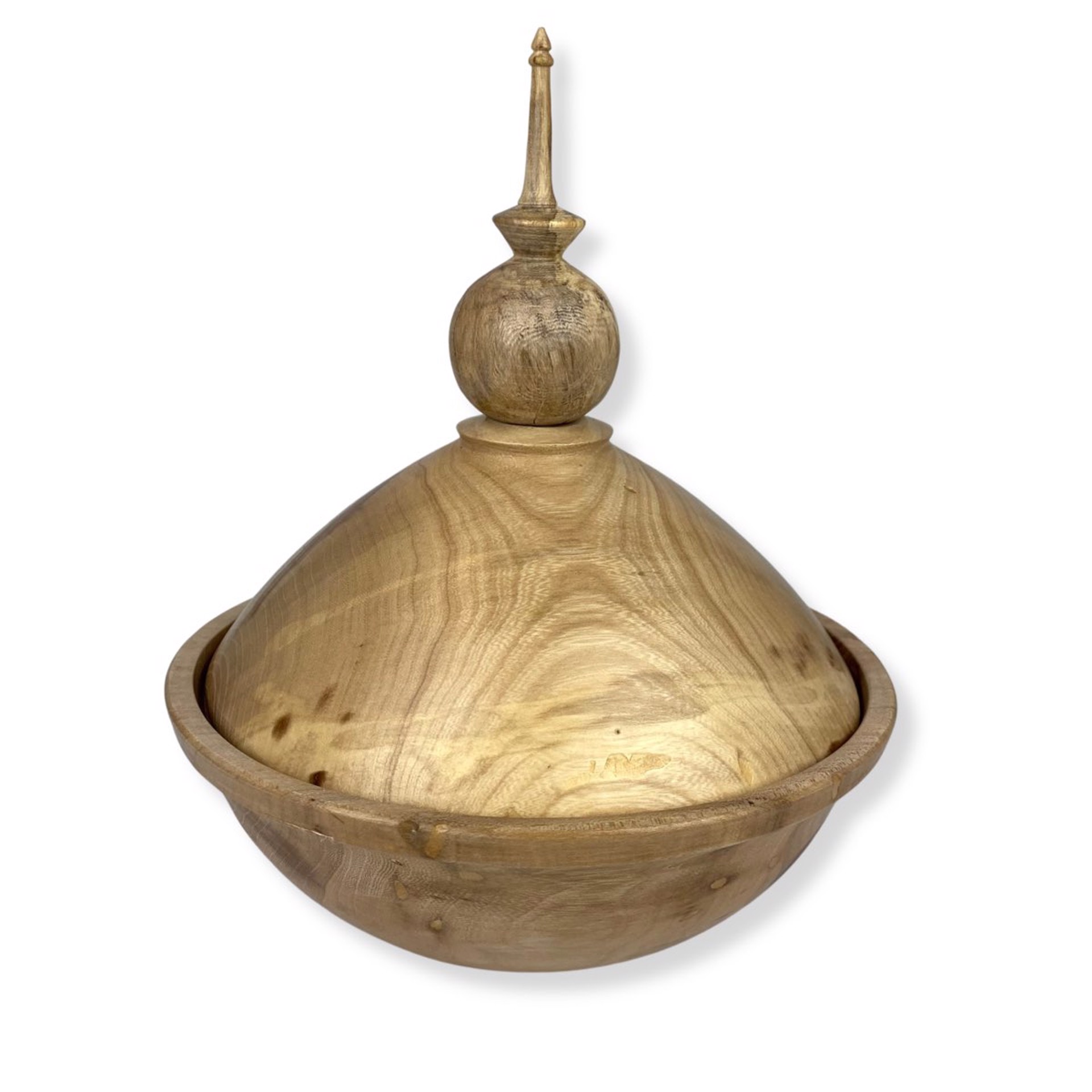 Elm Lidded Bowl by Don Moore