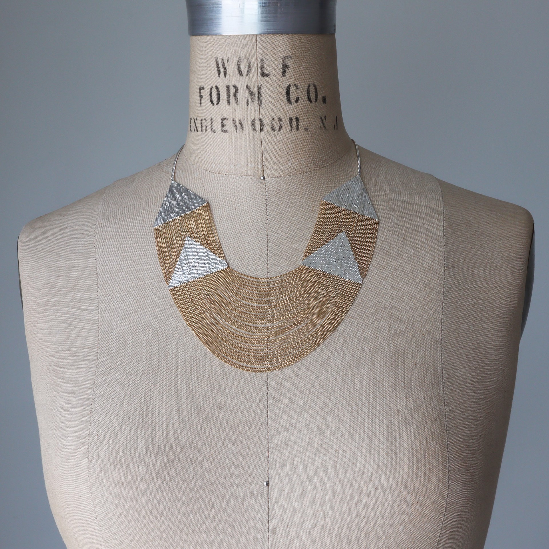High Triangle Necklace by Hannah Keefe