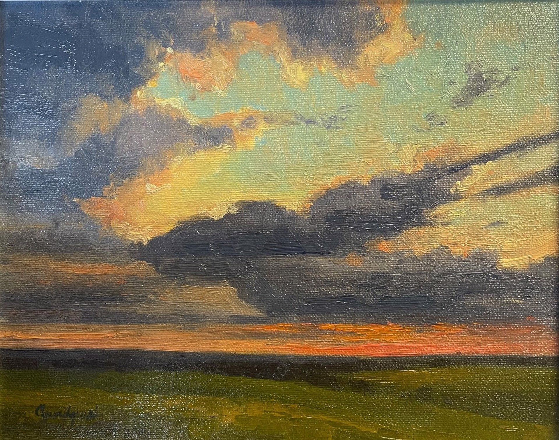 Sunset Study by Cristine Sundquist