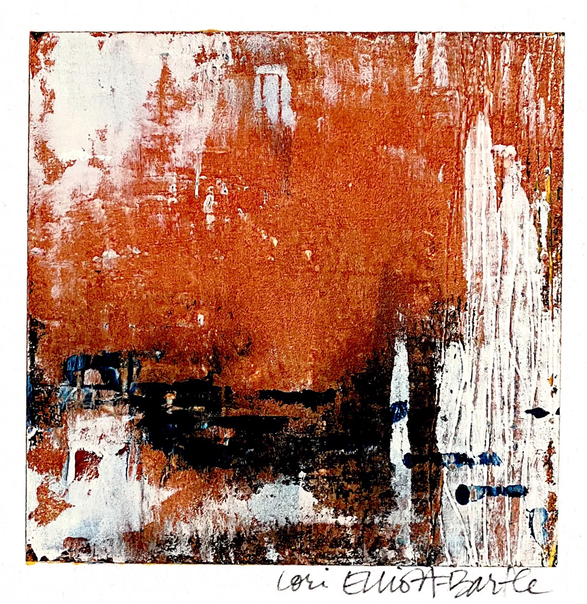 Small Abstract #1 by Lori Elliott-Bartle