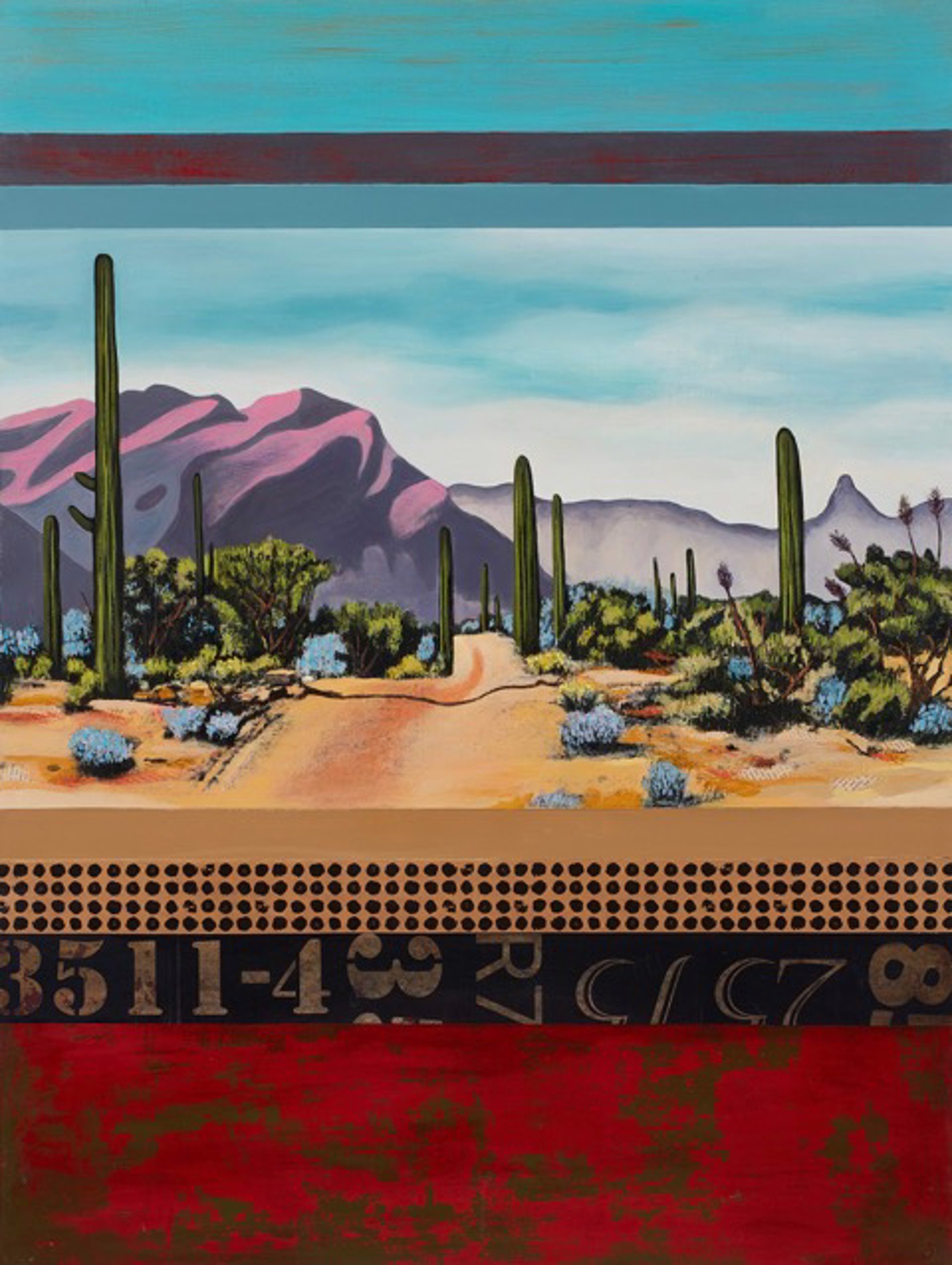 A Desert Road (Arizona) by Mary Southall