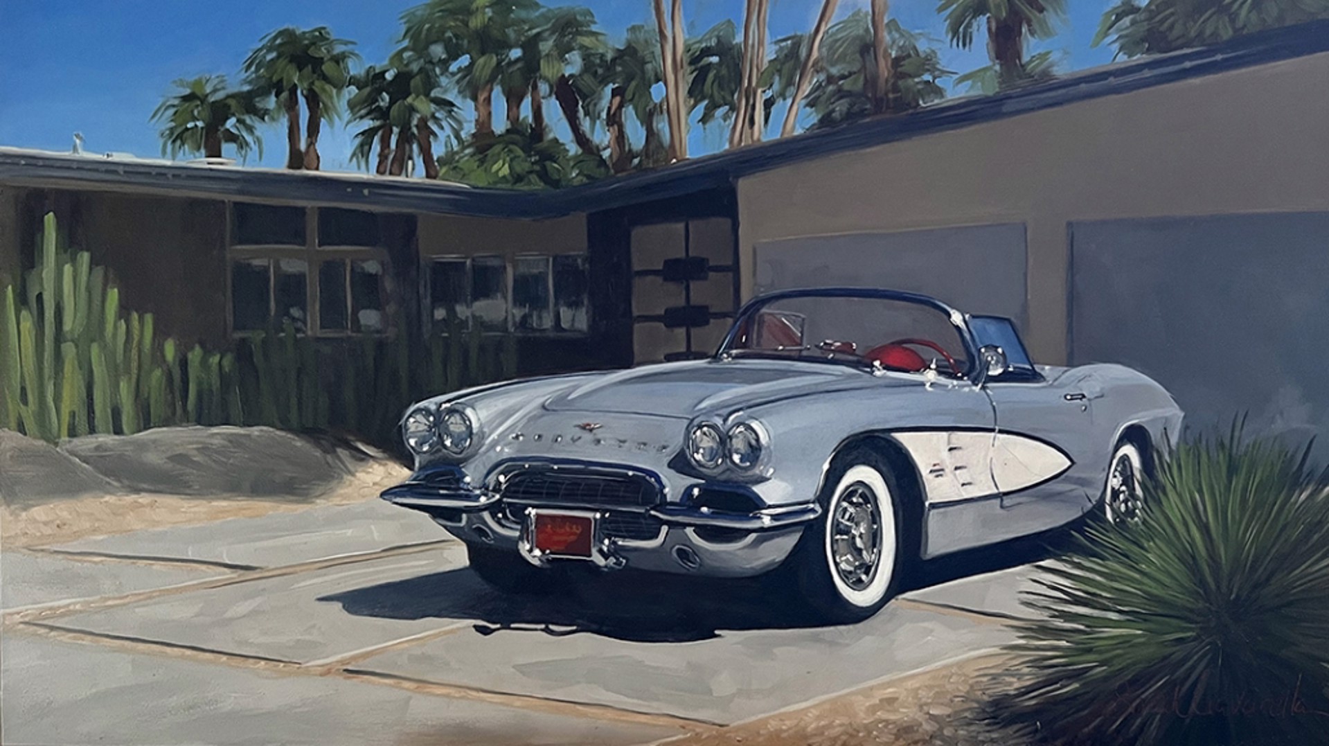 Palm Springs Corvette by Sarah Ciavarella