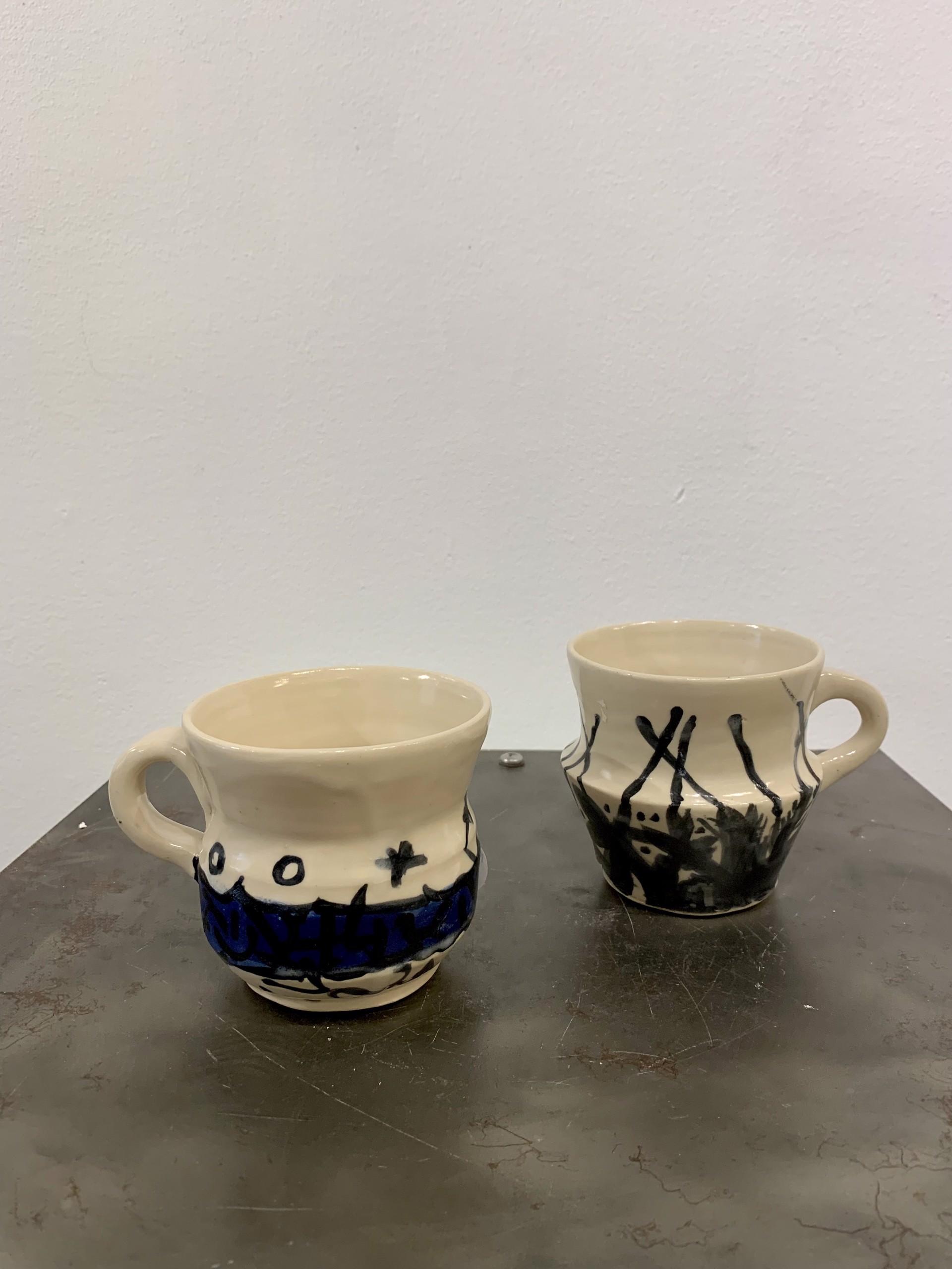 Mugs (various sizes and colors) by Renato Abbate and Anne McCombie