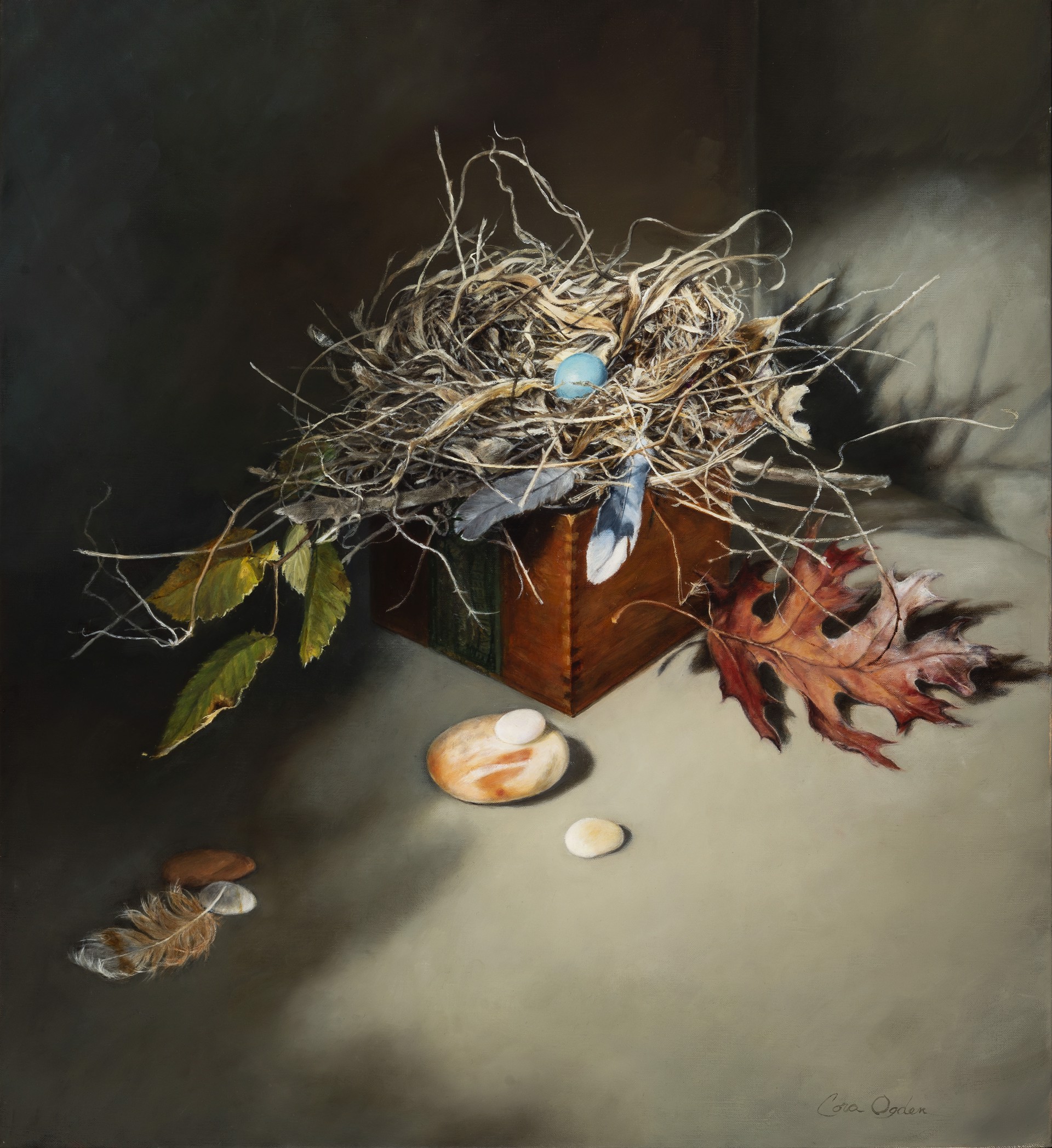 Nest on a Pedestal by Cora Ogden