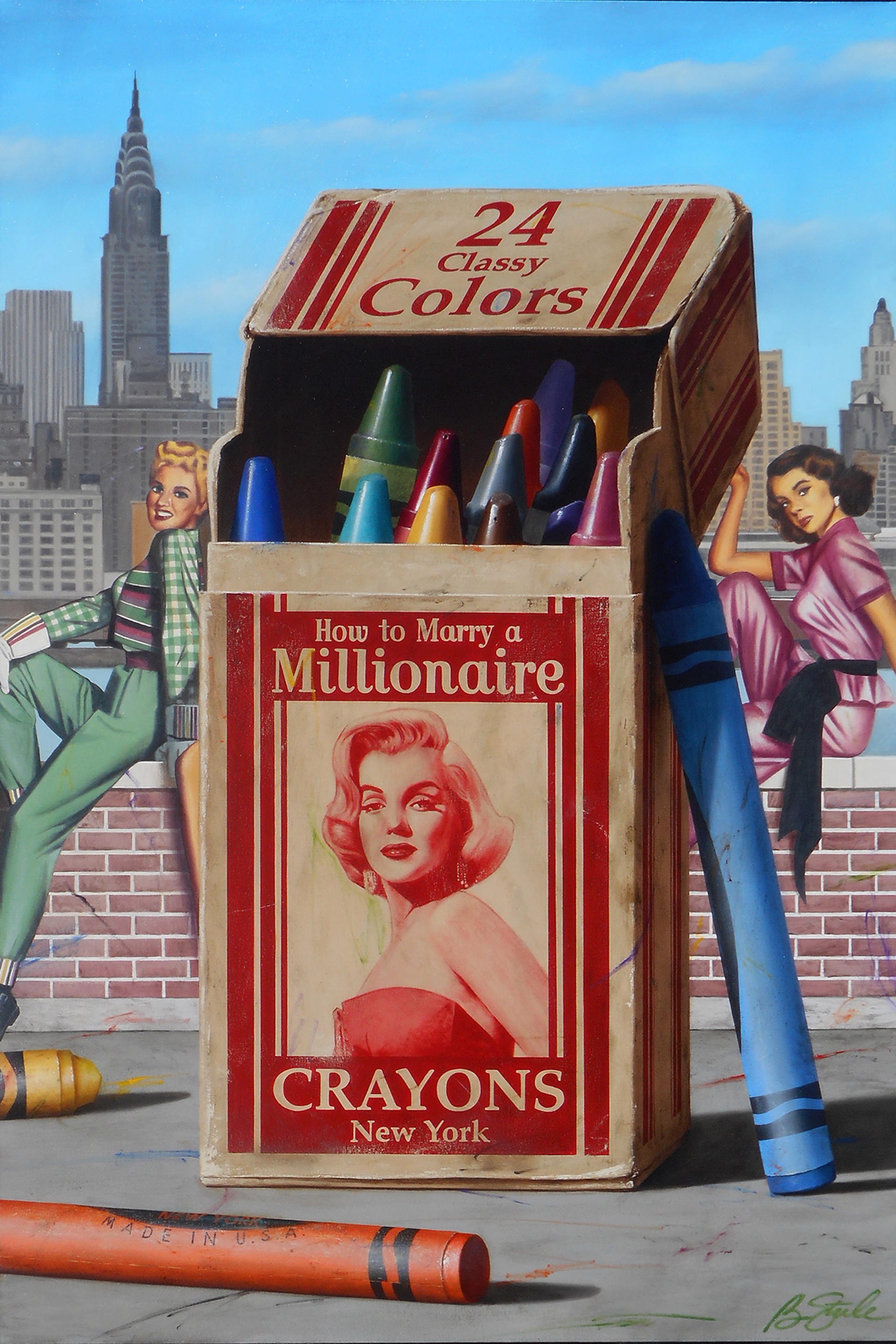 Millionaire Crayons by BEN STEELE