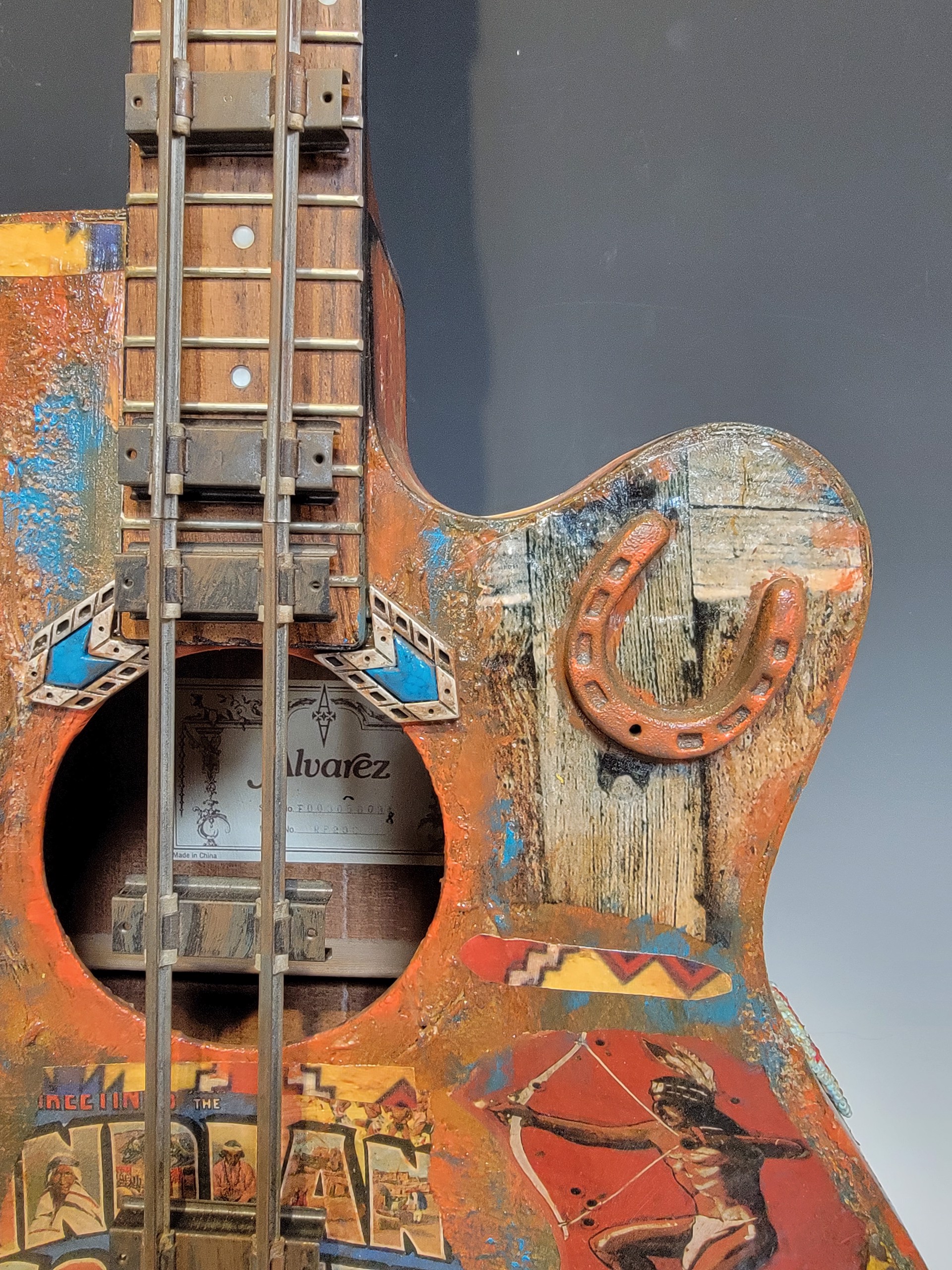 Cowboys and Indians Guitar by Dave Newman