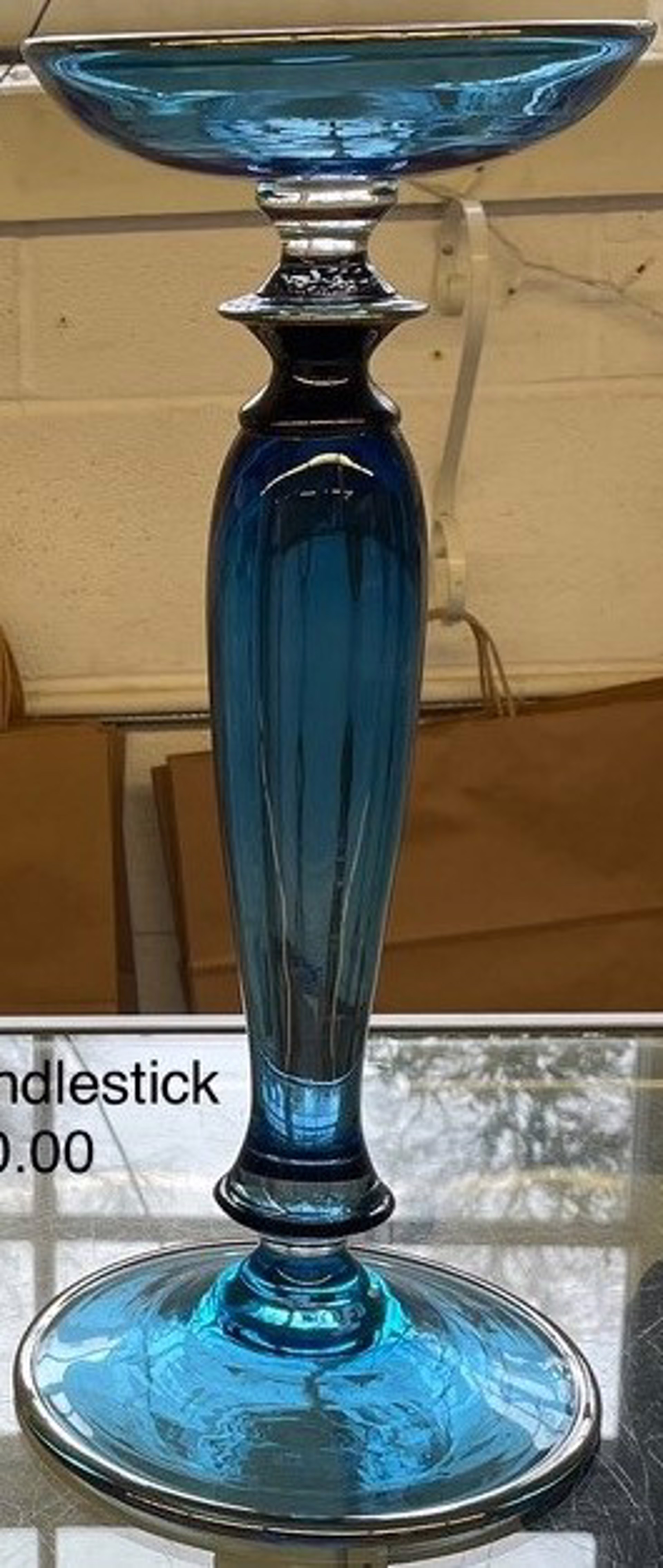 Blue Candlestick by Andrew Kuntz