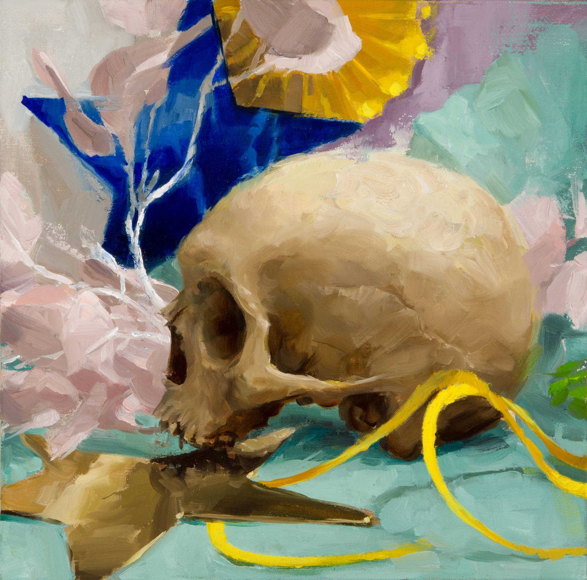 Party Skull #1 by Elizabeth Zanzinger