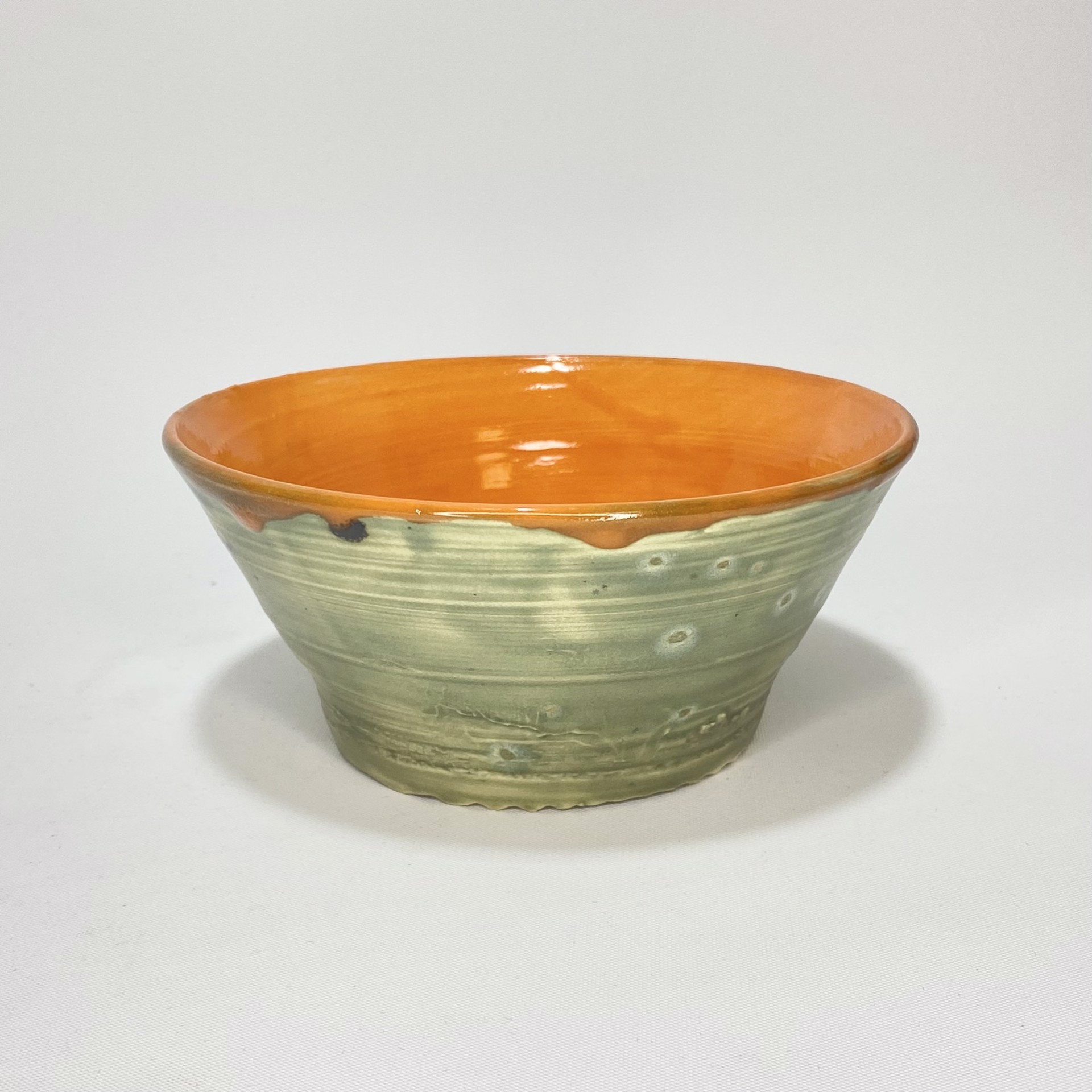 "Green Speckle Bowl Small" by Justin S. by One Step Beyond