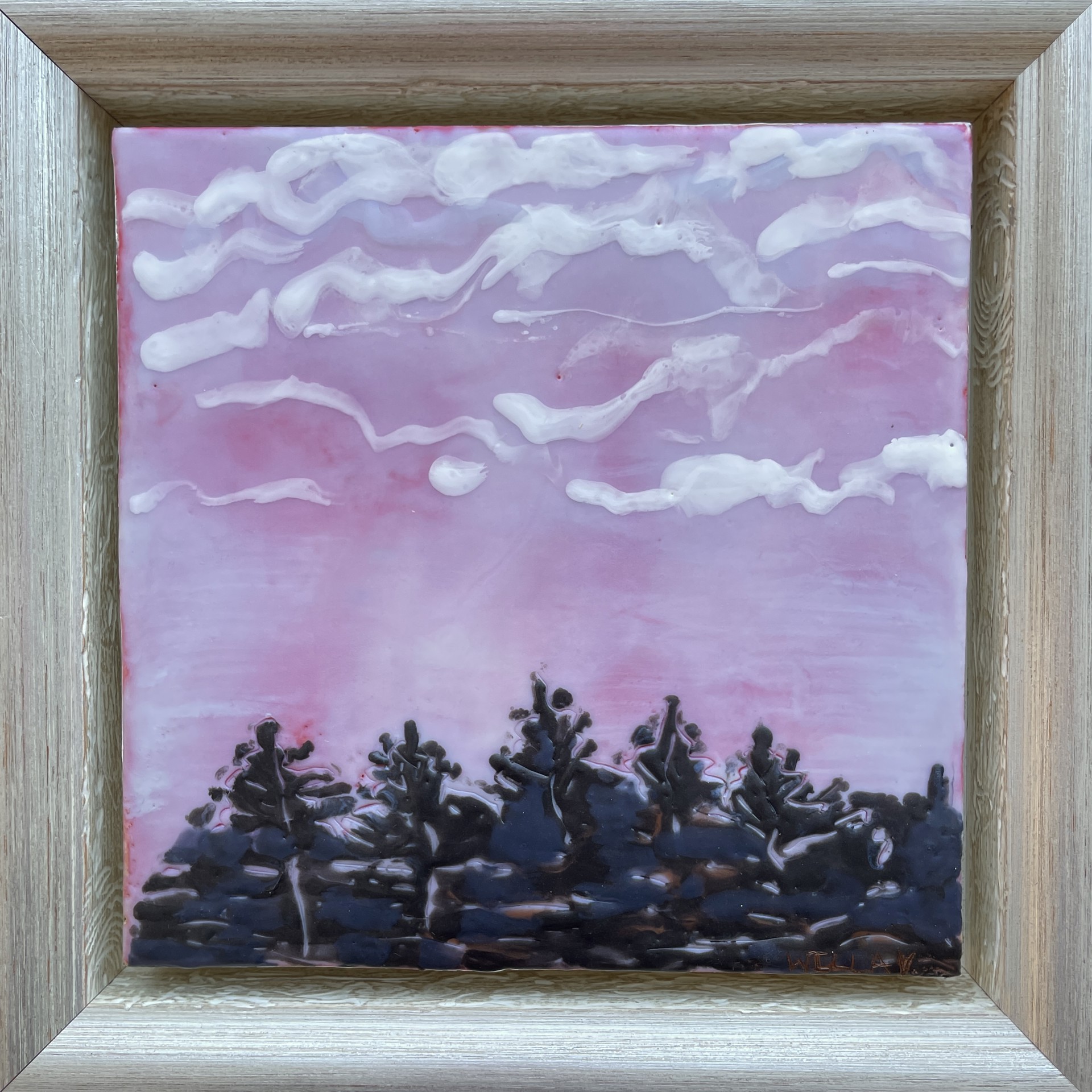 Spruce Tree Skyline: Dawn by Willa Vennema