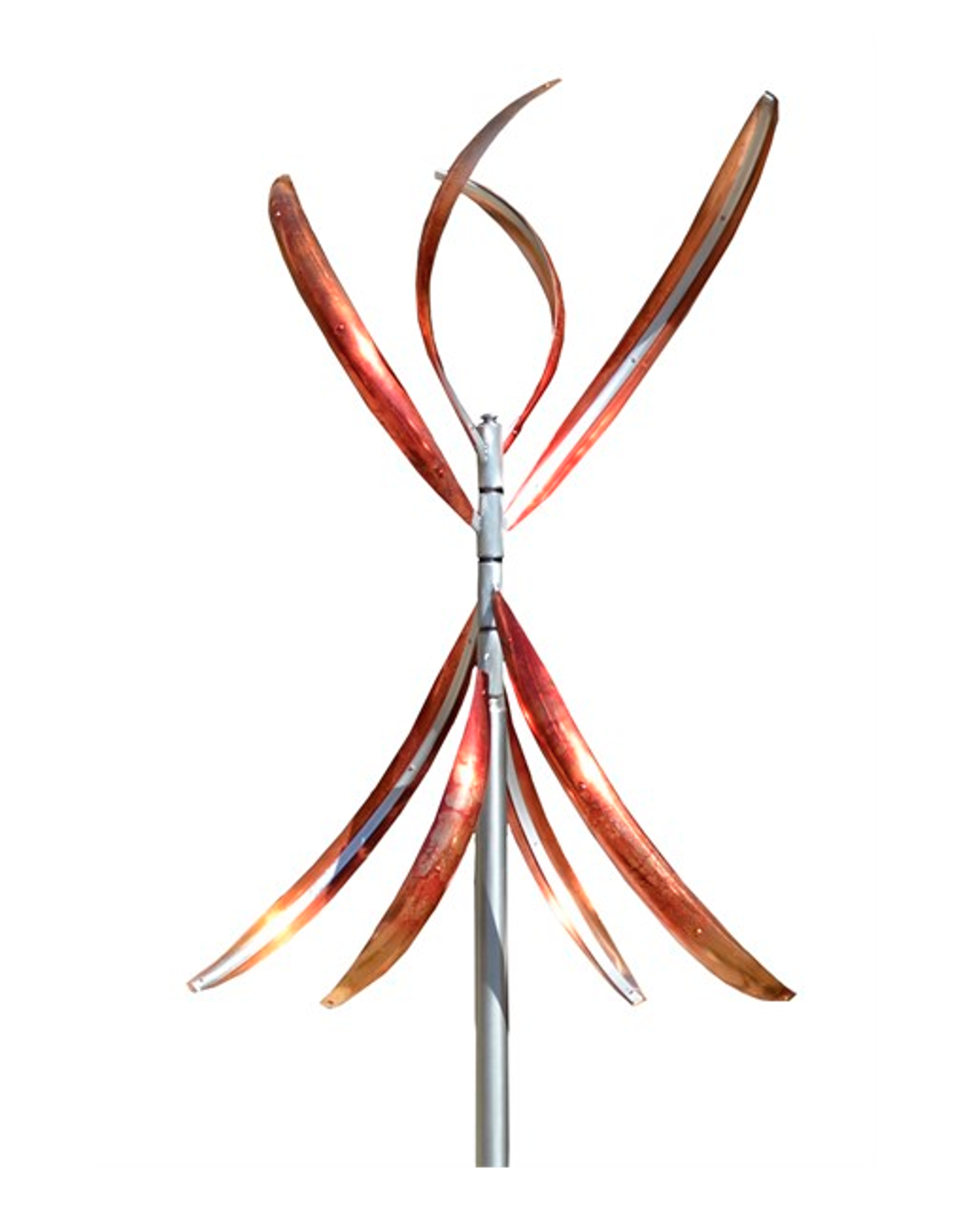 Split Infinity - Available in Colors by Mark White Wind Sculpture