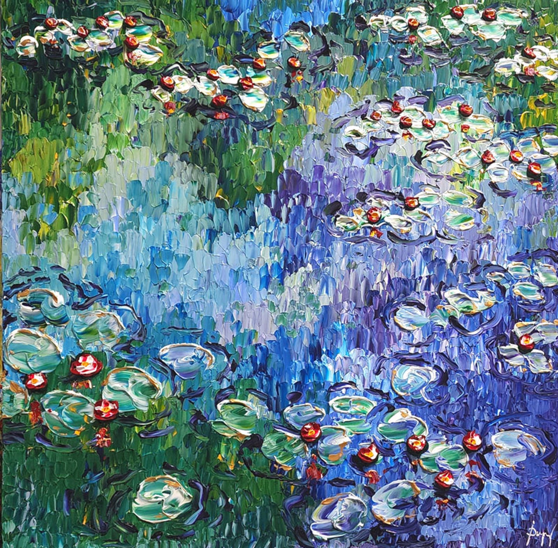 Water Lilies of Delightful Waters by Isabelle Dupuy