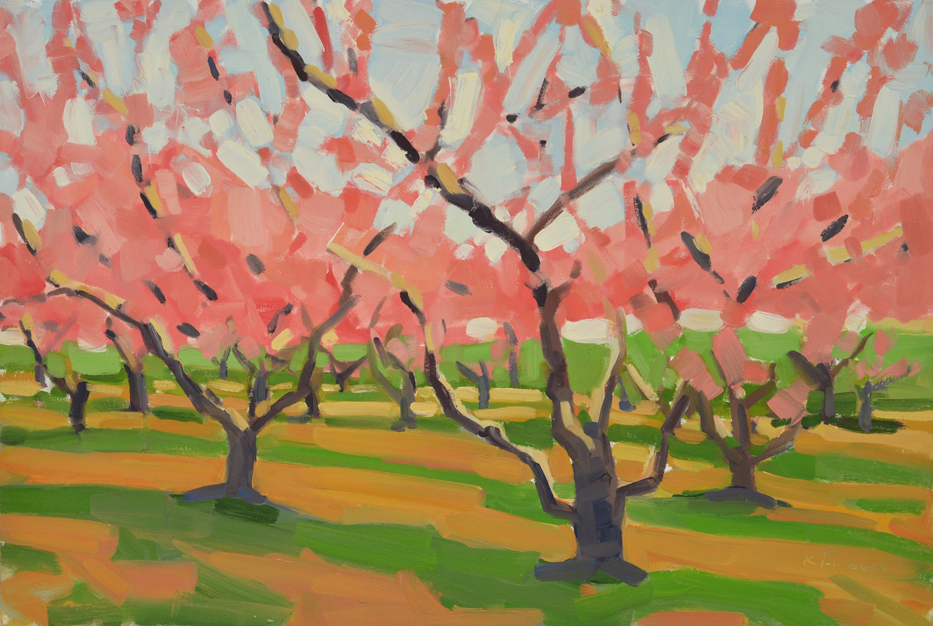 Peach Blossoms by Krista Townsend