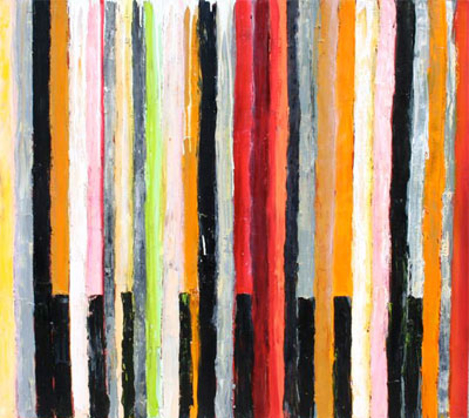 Large Piano Stripes by Brigitte McReynolds