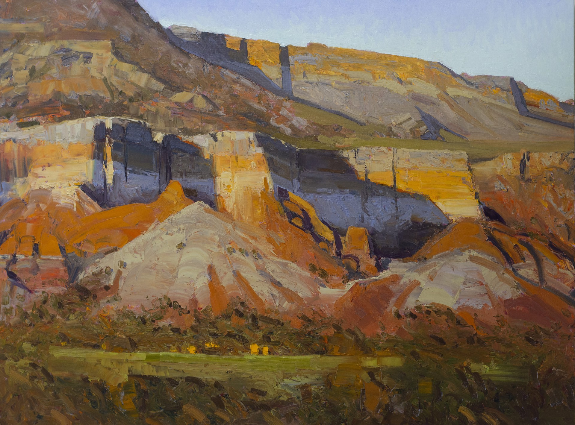 Evening Ghost Ranch by Silas Thompson