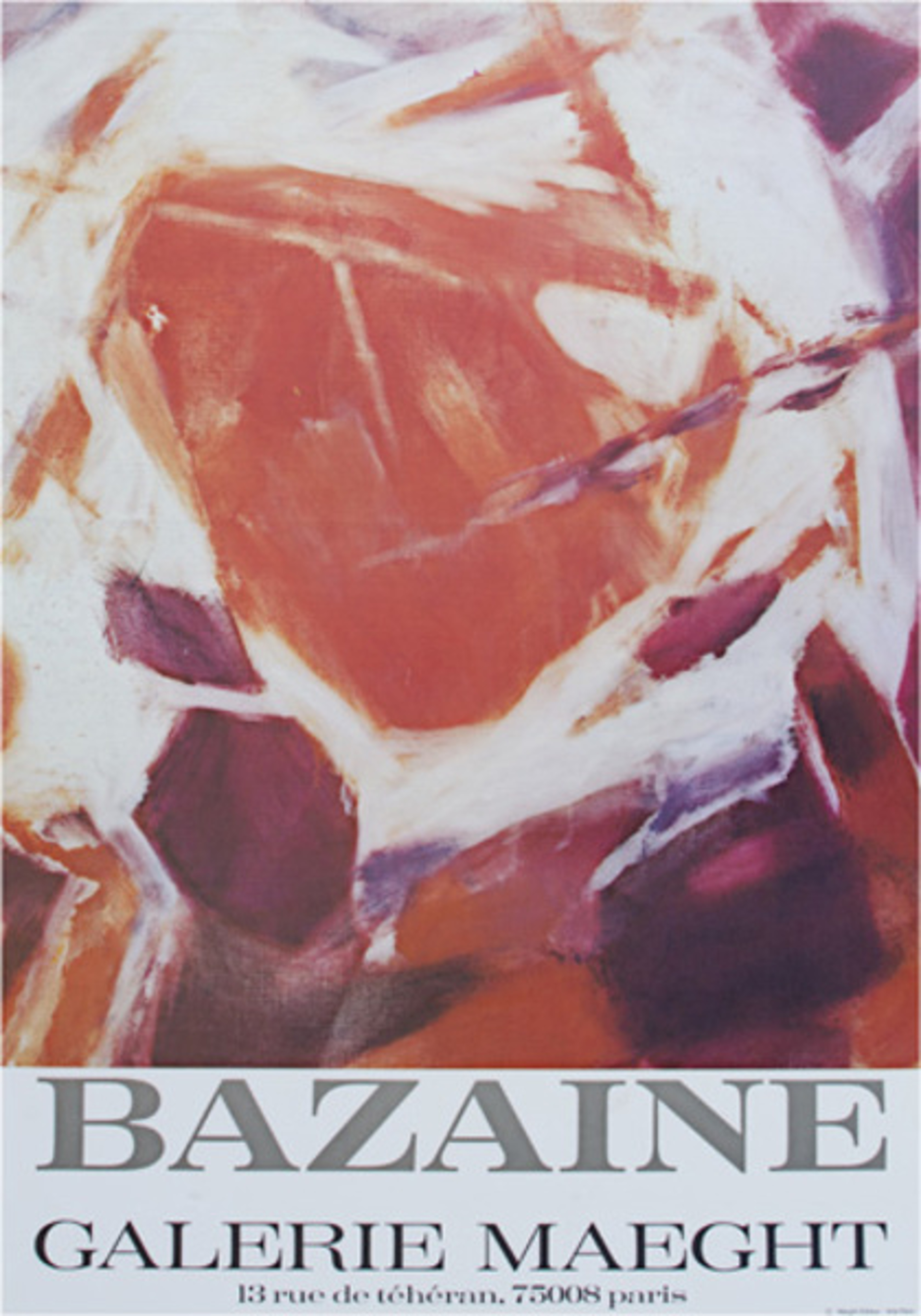 Galerie Maeght, Exhibition Poster by Jean Rene Bazaine