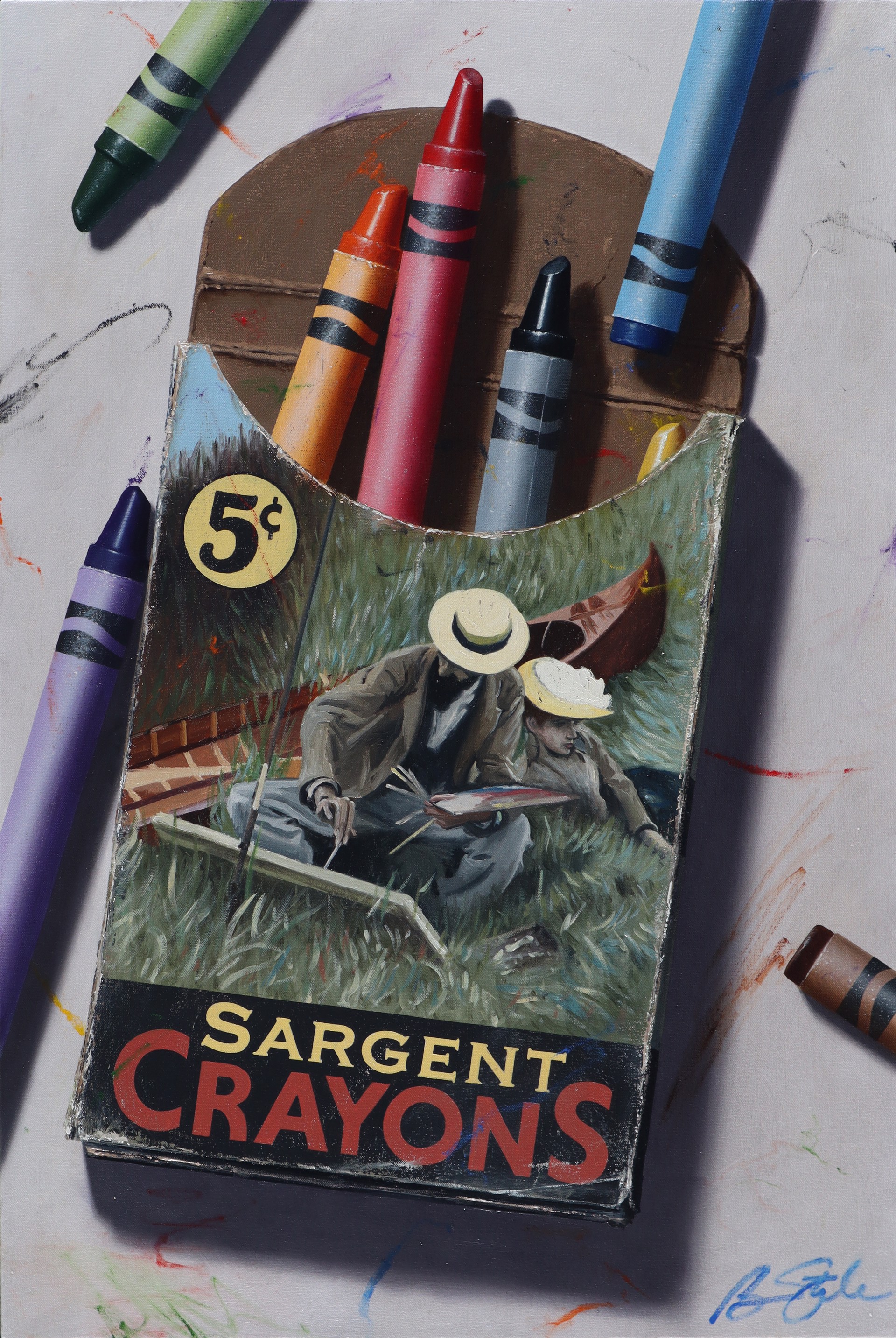Sargent Crayons: Sketching by BEN STEELE