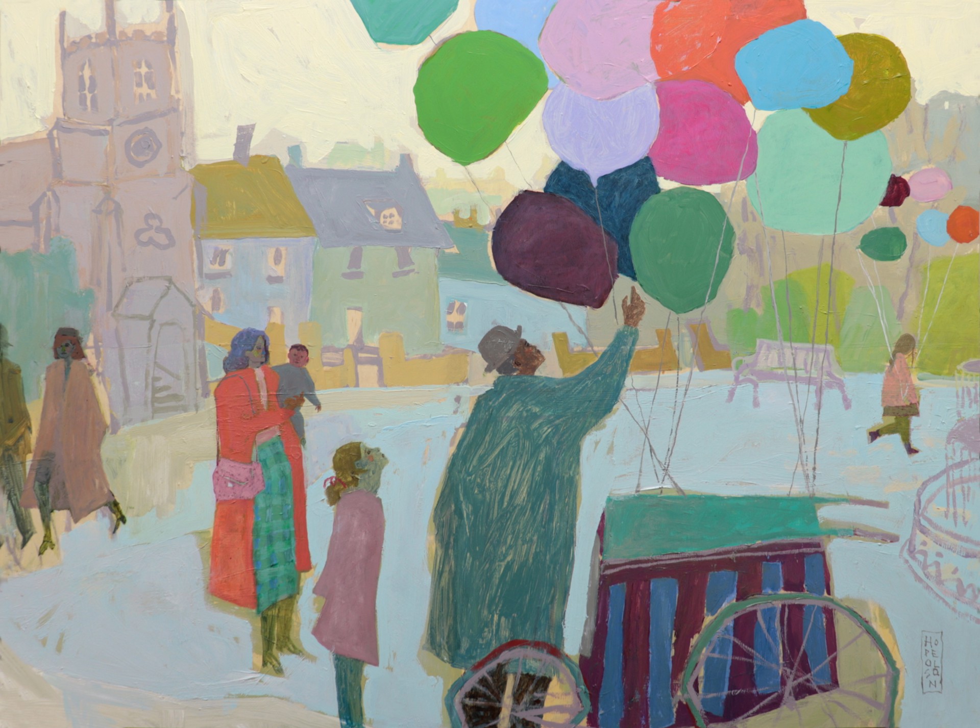 Balloon Salesman by Hope Olson
