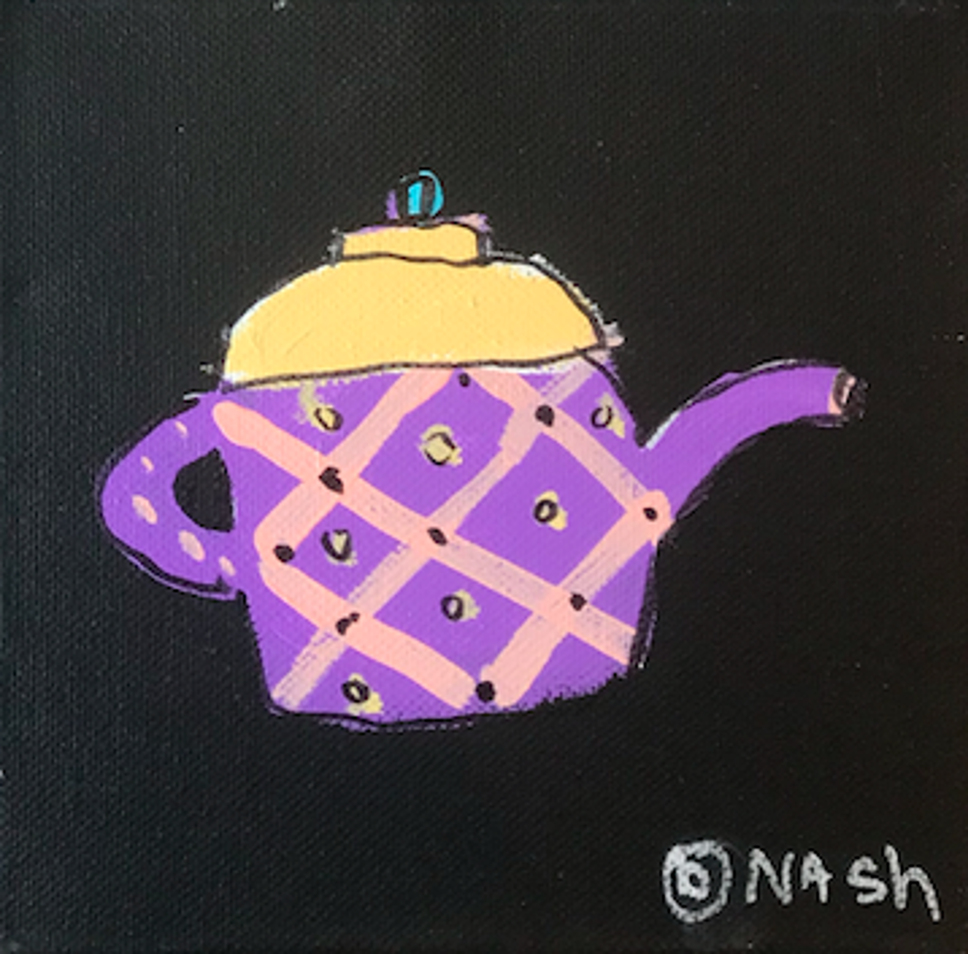 Mini Teapots 4 by Brian Nash