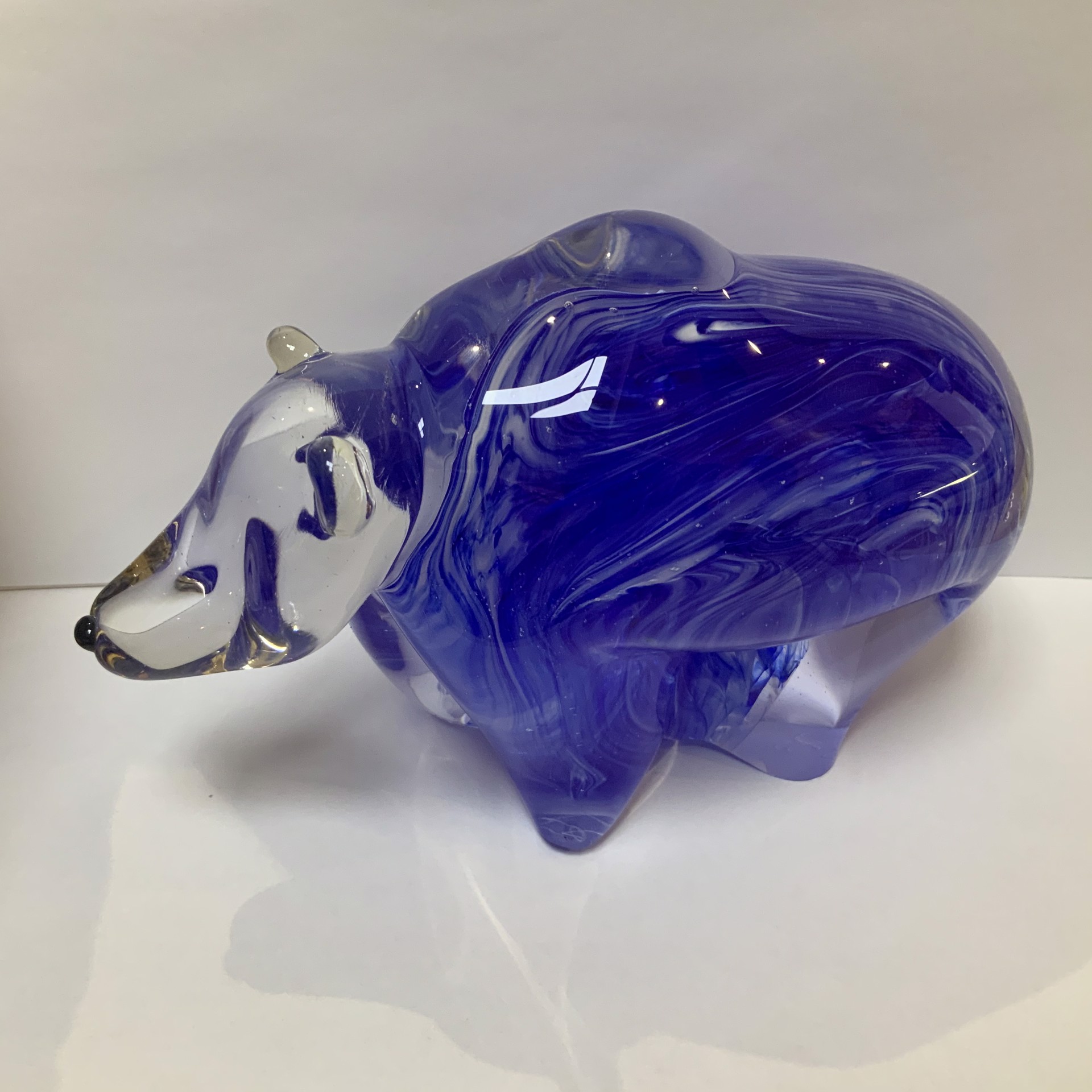 Glass Bear Blue #4 by Hayden MacRae