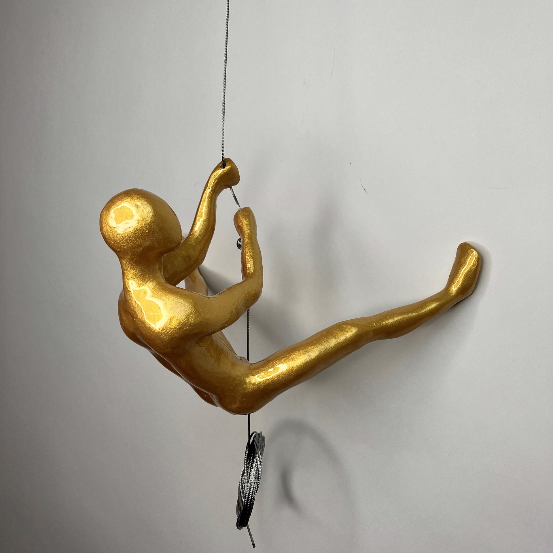 Male Climber 17-Q ~ Position 17 in color Gold by Ancizar Marin