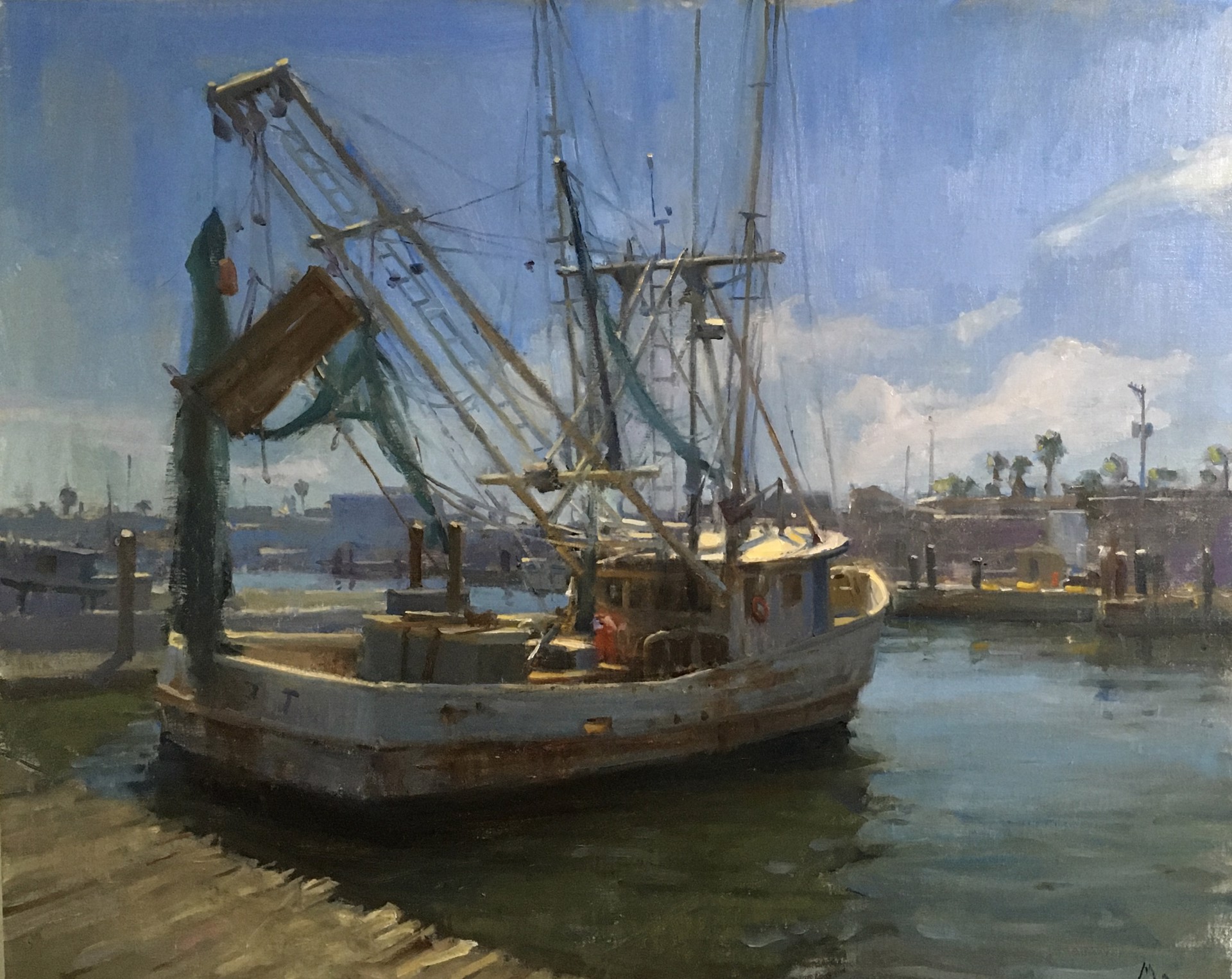 Galveston Shrimp Boat by Kyle Ma