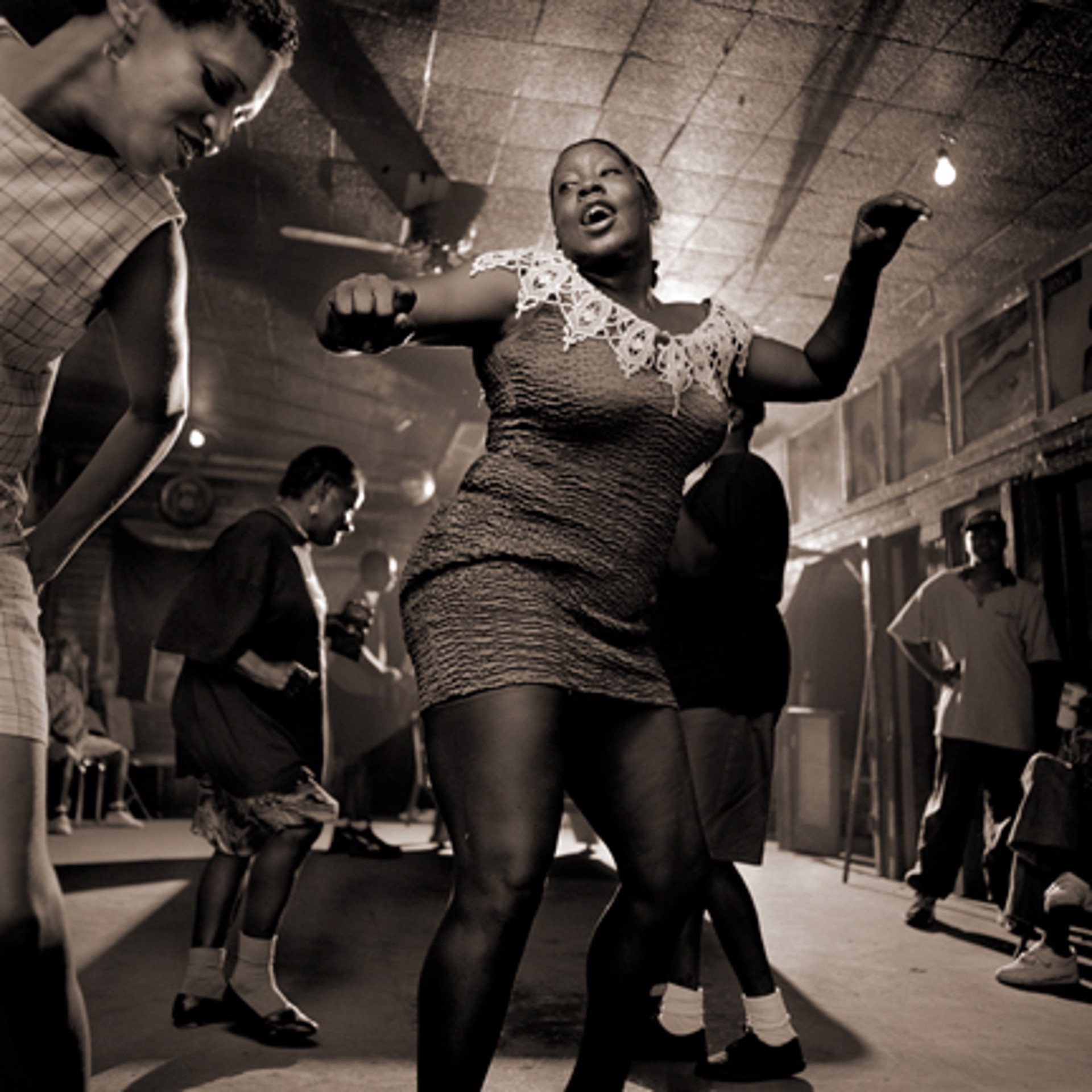 Junior's Kimbrough Series: Dancers at Junior's III, Chulahoma, MS by Bill Steber