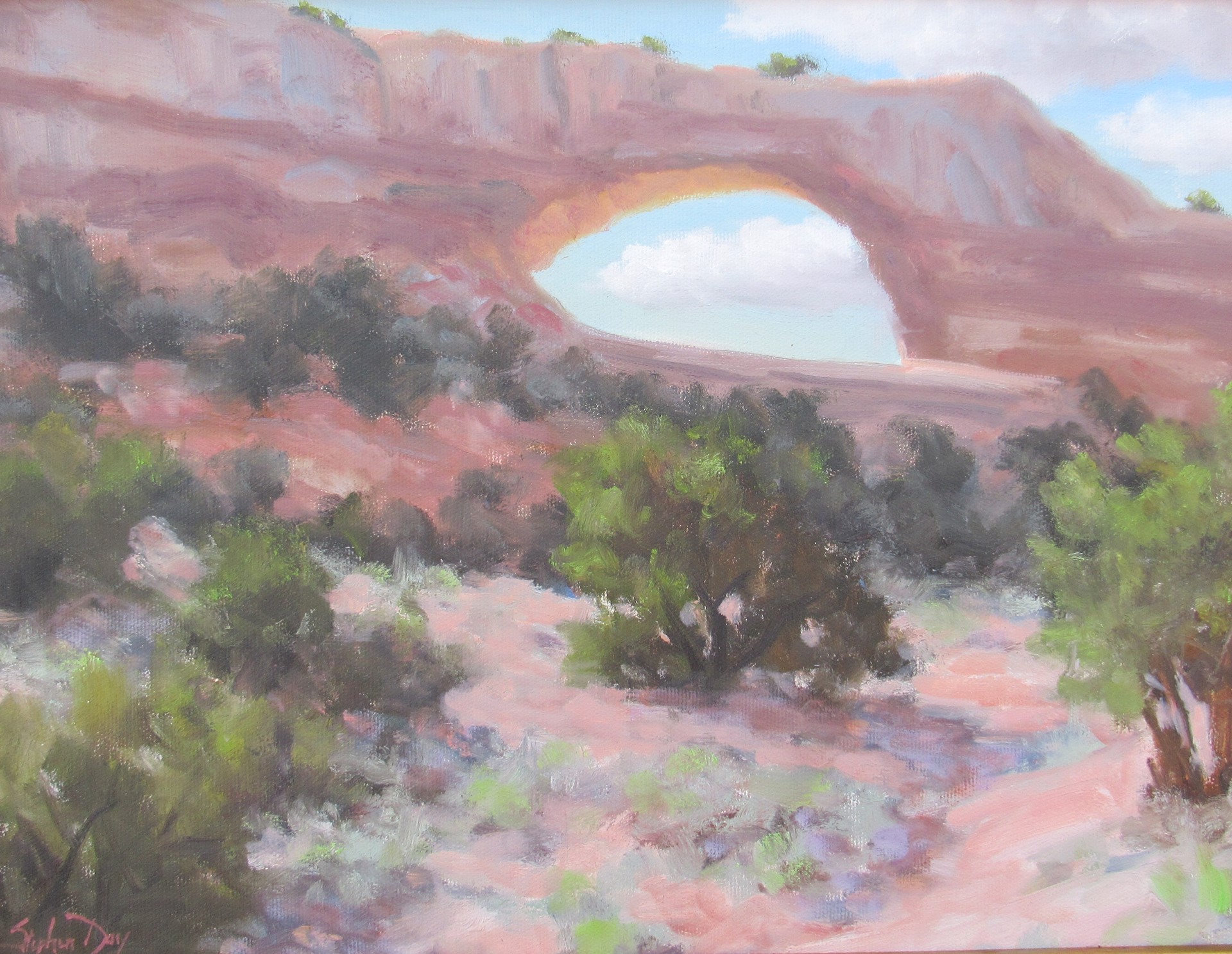 Wilson Arch Near Moab, Utah by Stephen Day